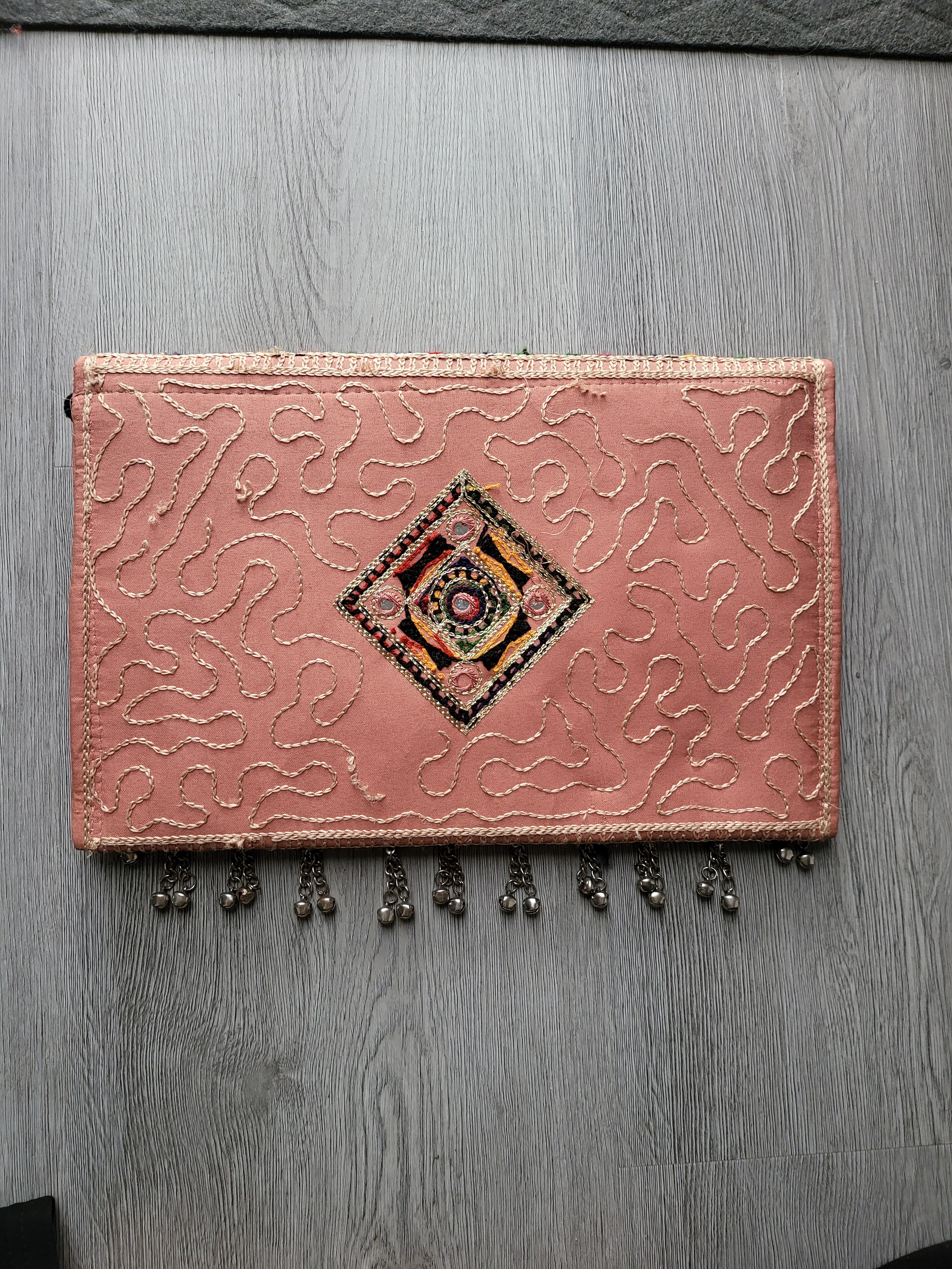 Light Mauve Handmade Kuchi Purse