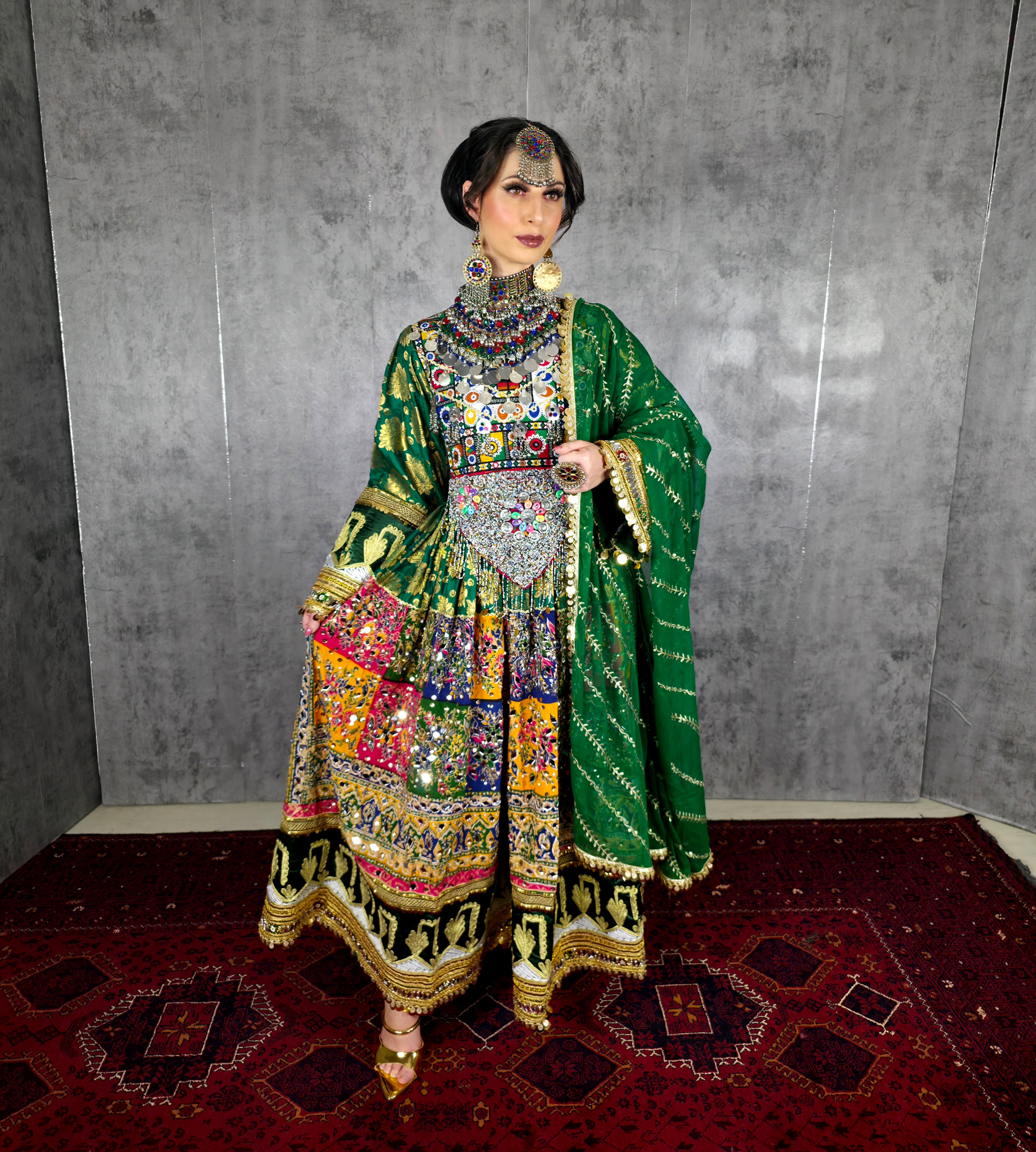 Multi Shisha Dozi Dress