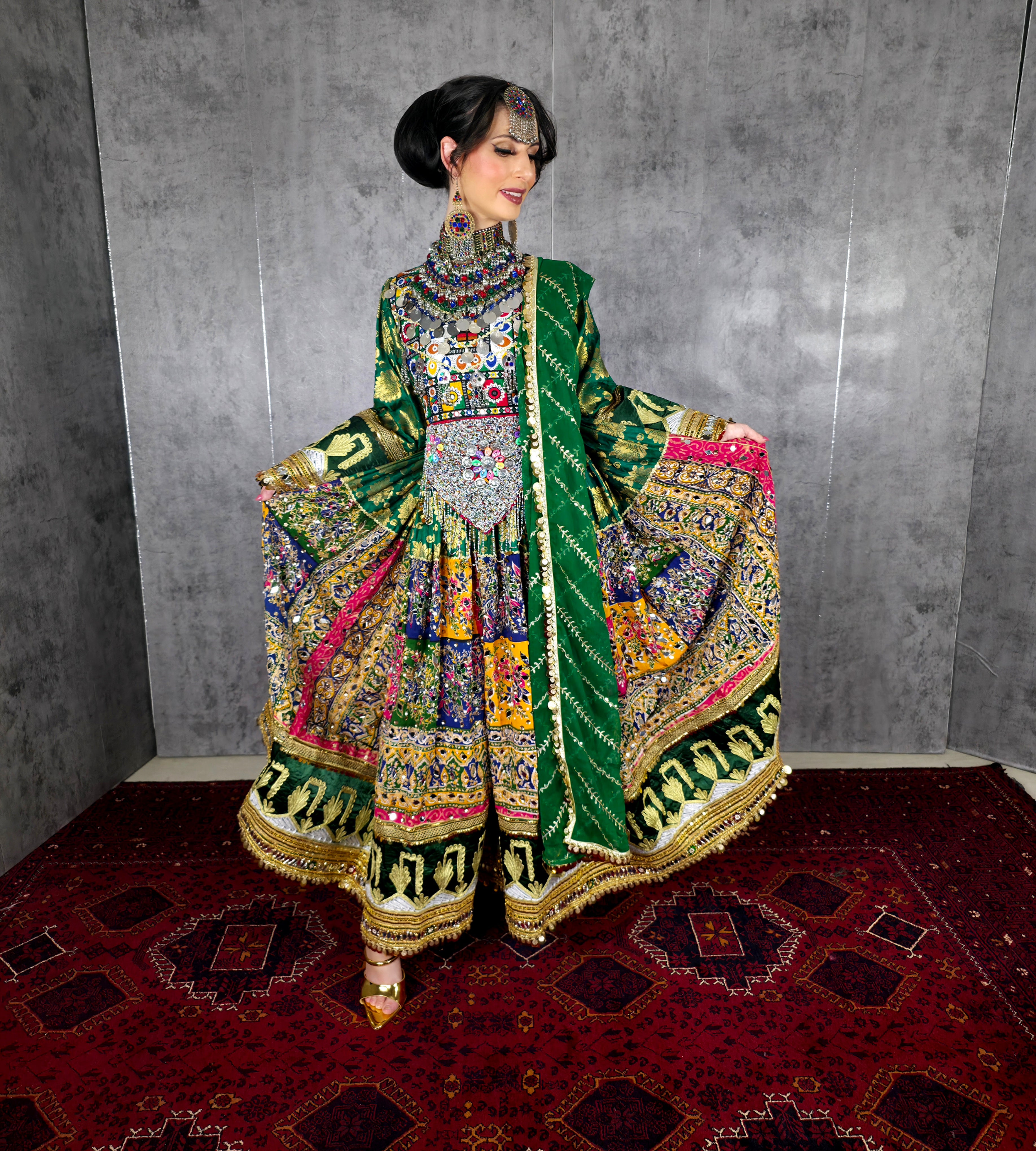 Multi Shisha Dozi Dress