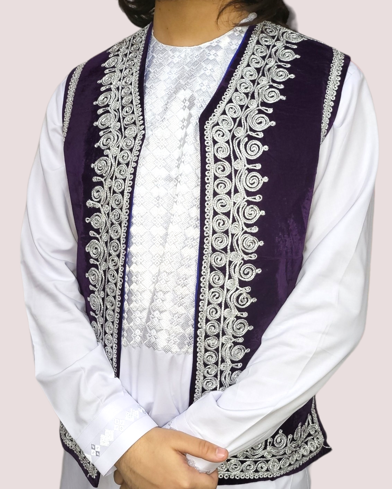Purple Velvet Charma Dozi Vest