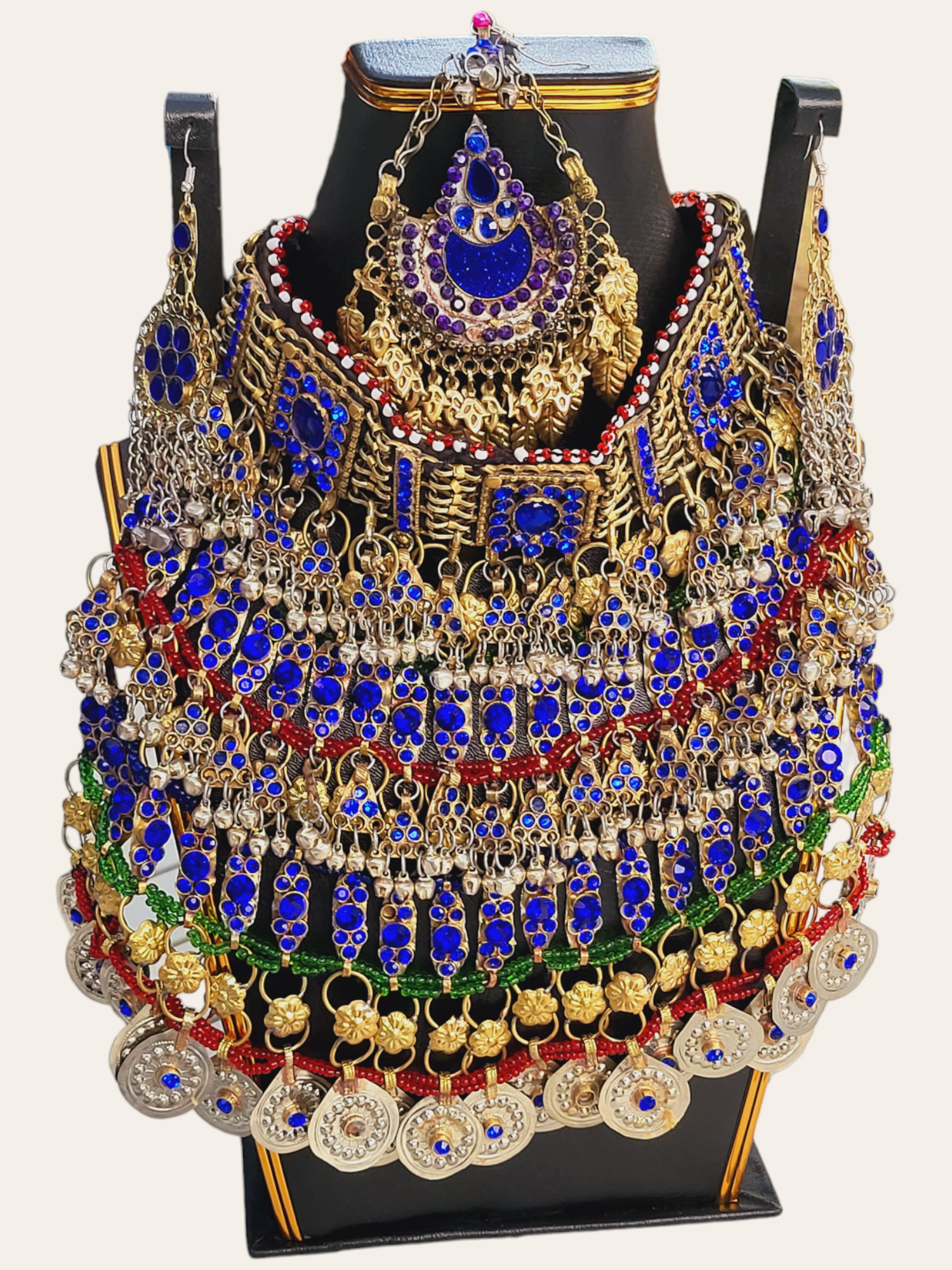 Blue Handmade Jewellery Set