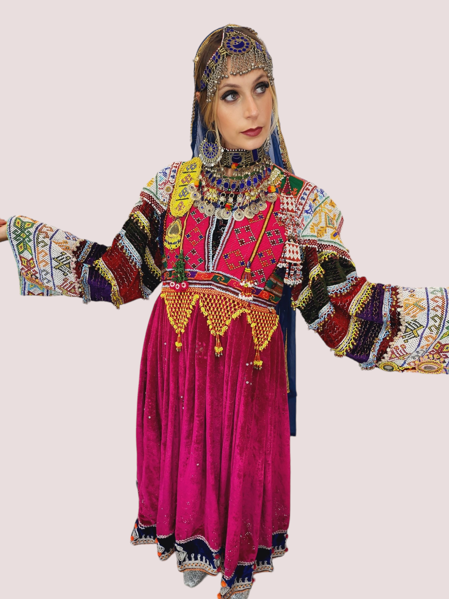 Tarbozi Bakhmal Kuchi Dress