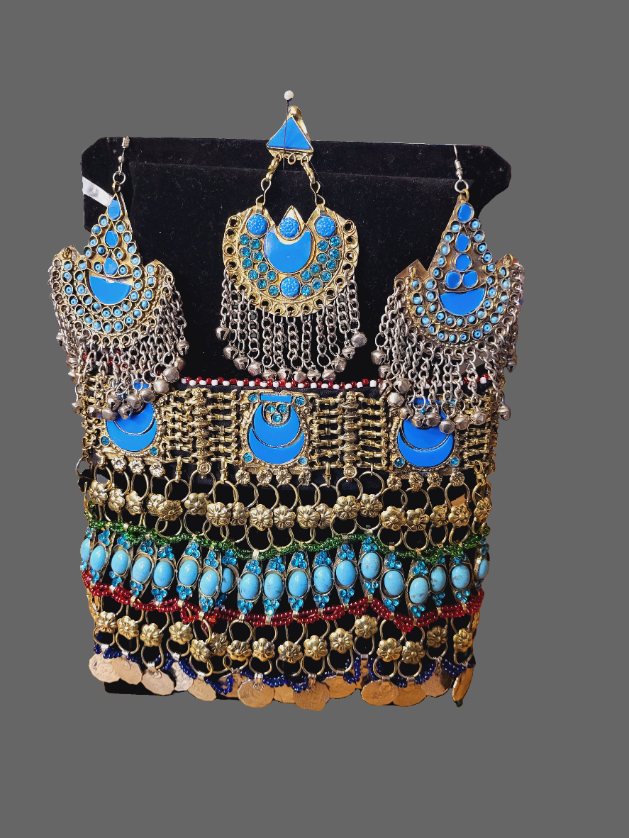 #1 Feroza Afghan Jewellery Set