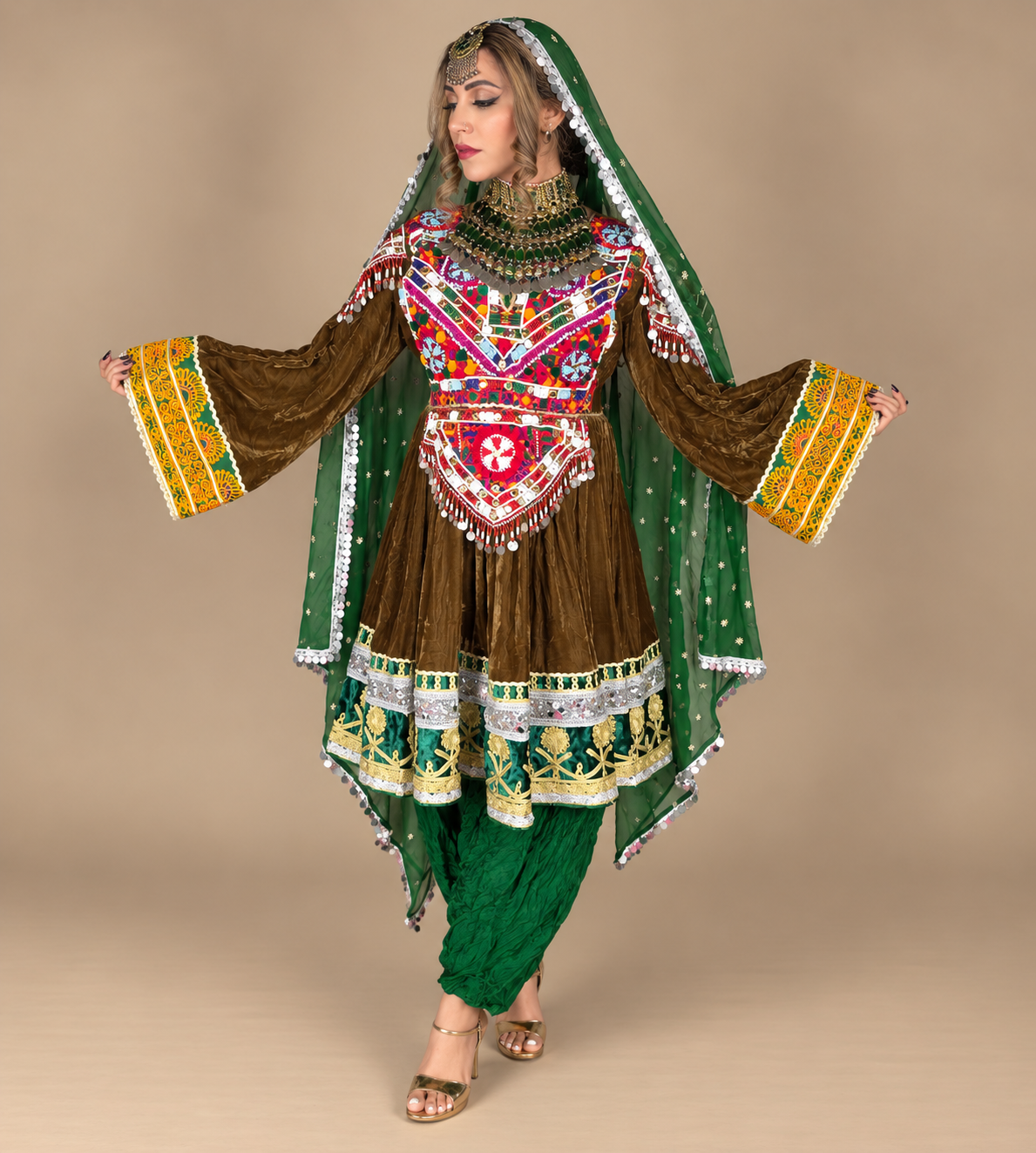 Brown Light Bakhmal