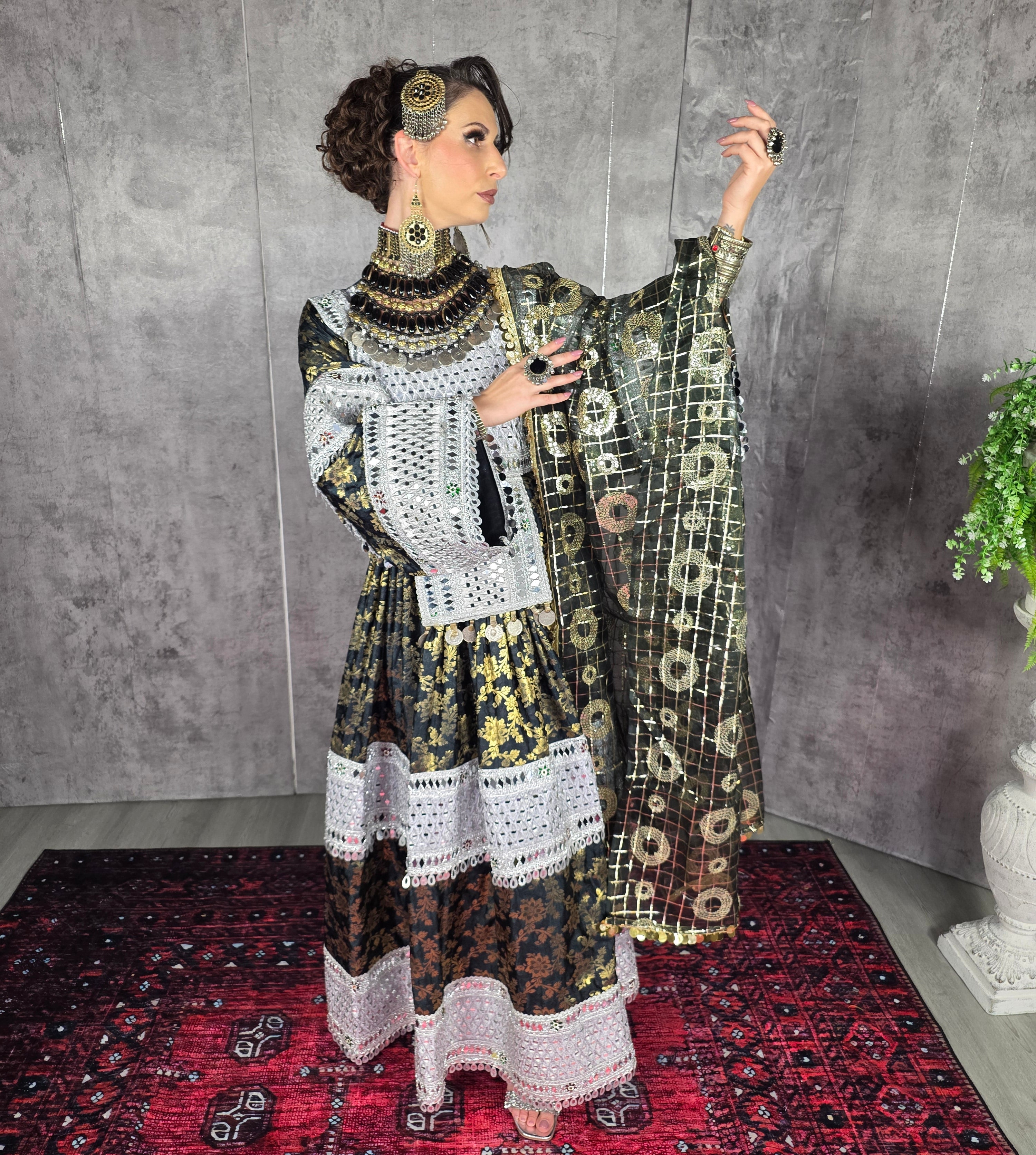 Banaras Mirror Dress