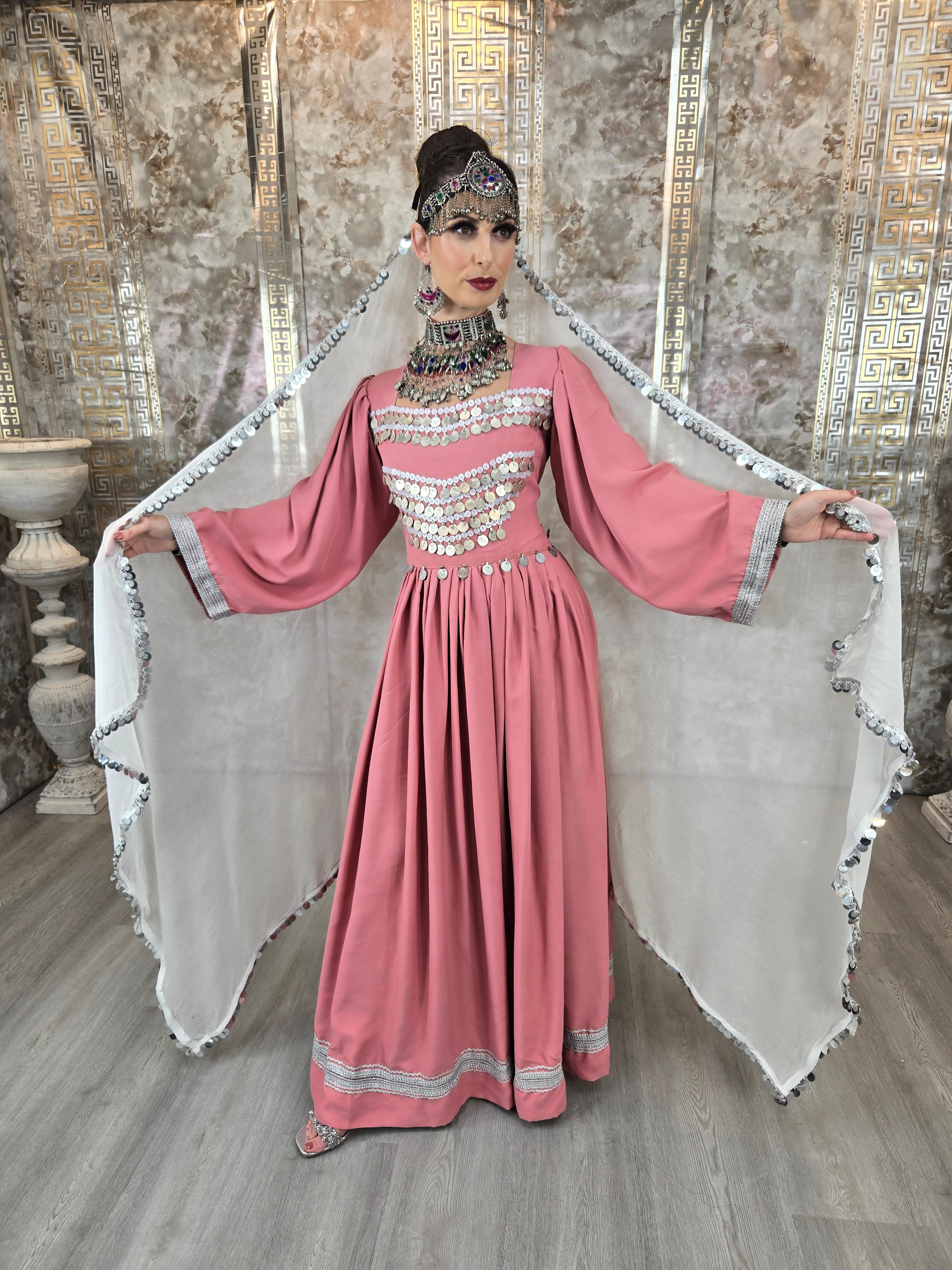 Light Pink Coin Dress