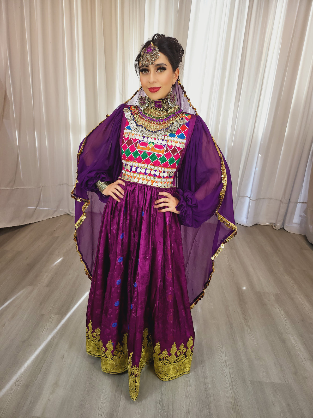 Purple Gule Bakhmal