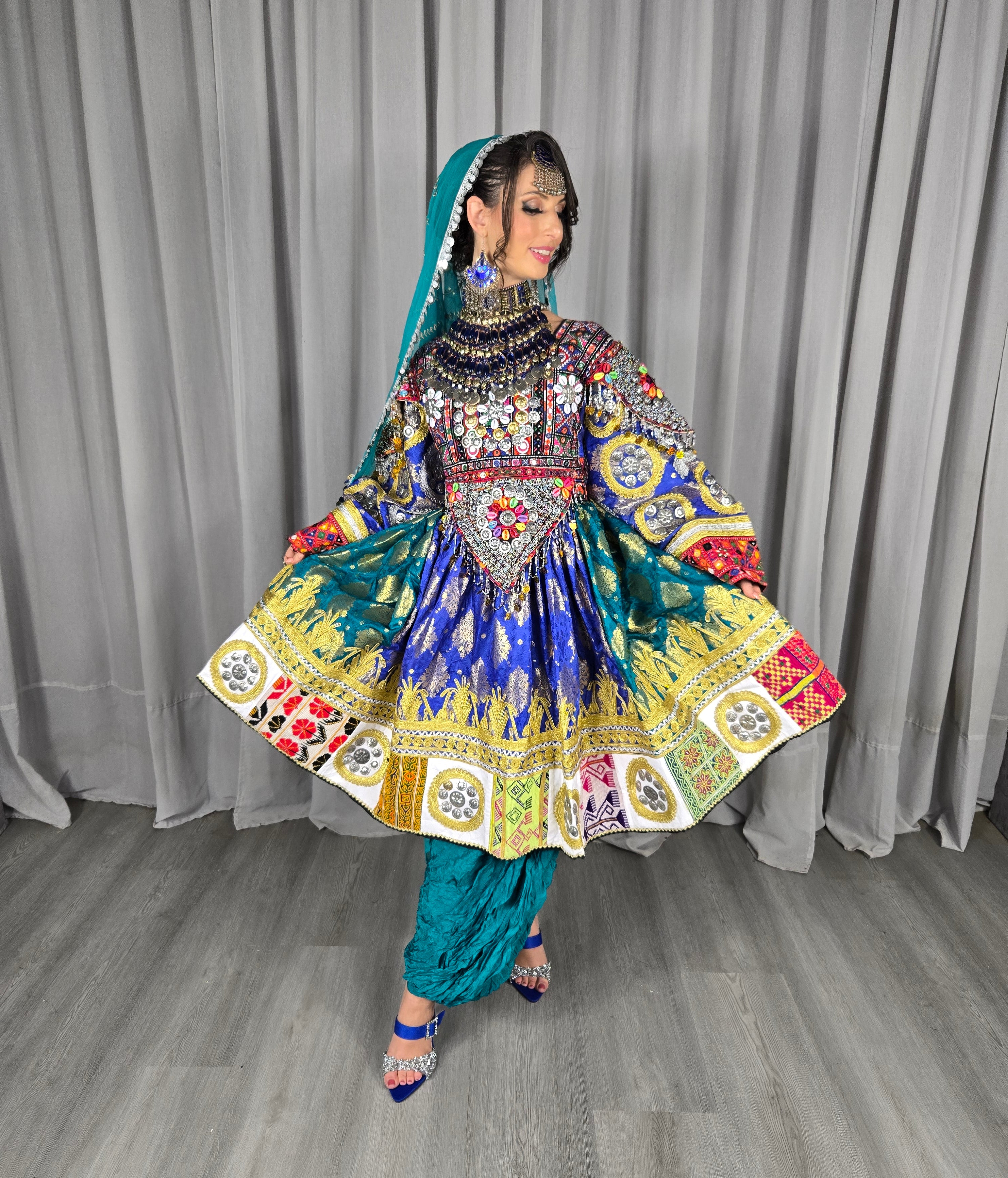 Plated Banaras Dress #5