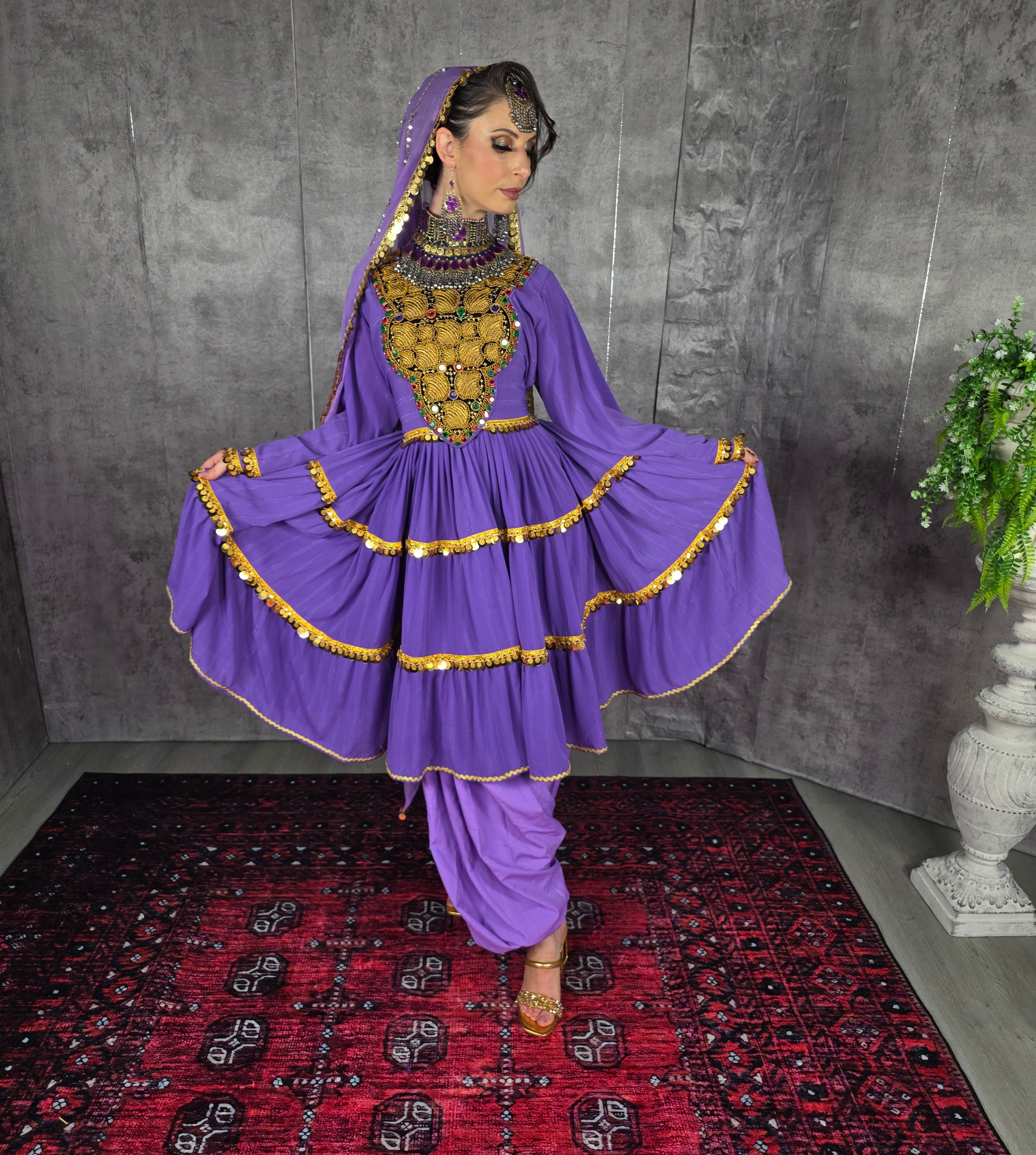 Flowy Short Light Purple