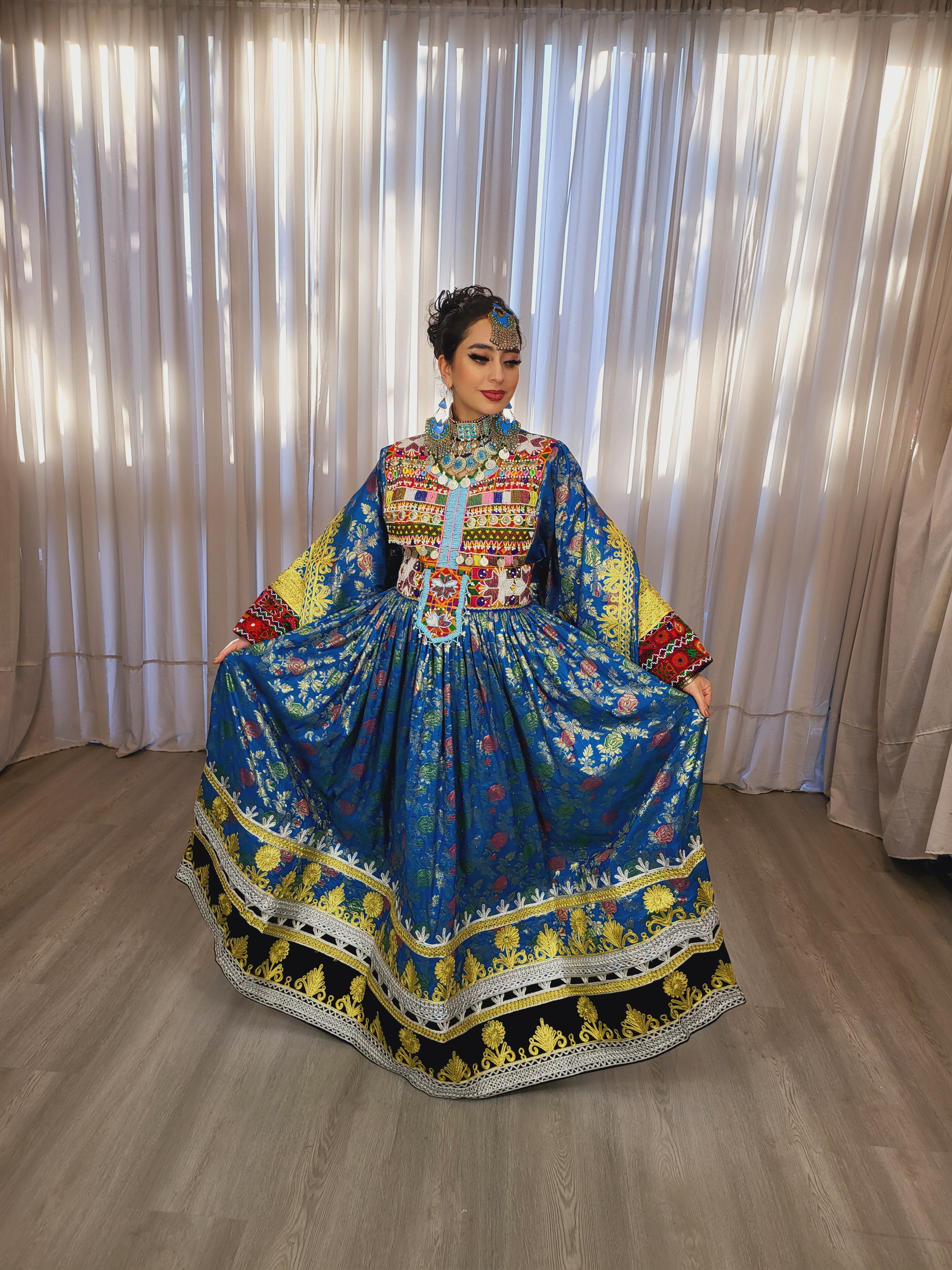 Zangali Banaras Dress