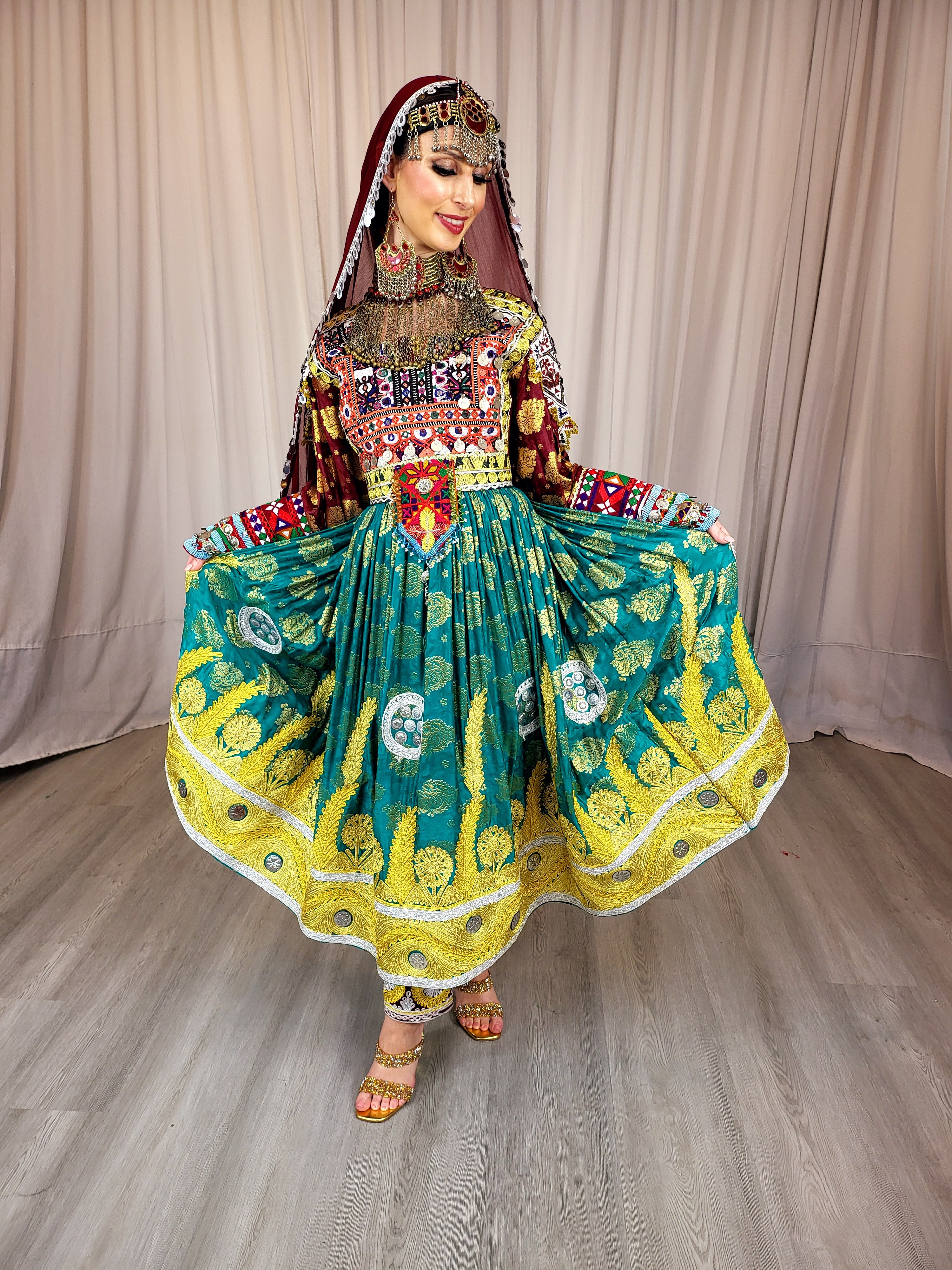 Zangali Maroon Dress