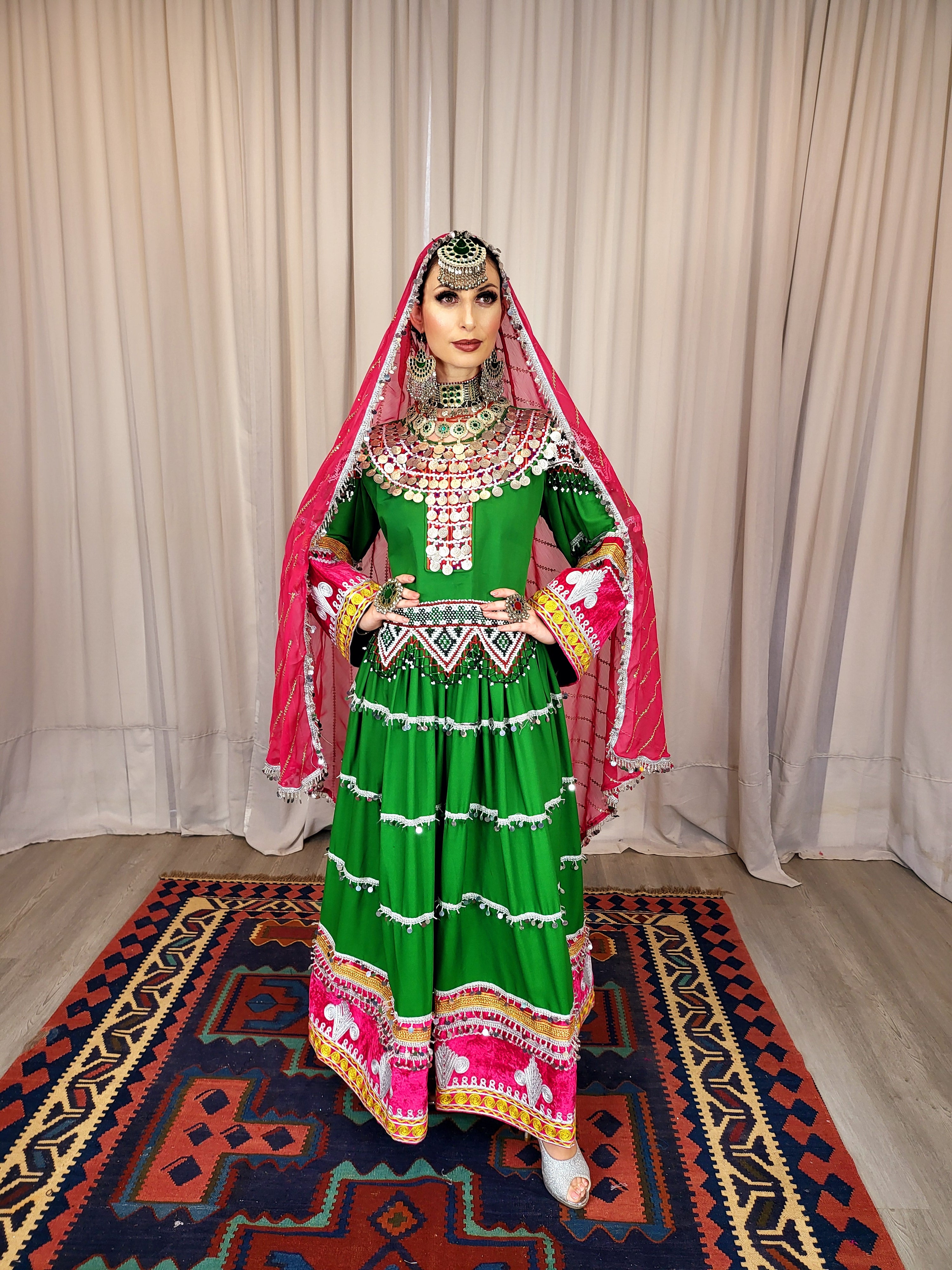 Green Sikka Dress