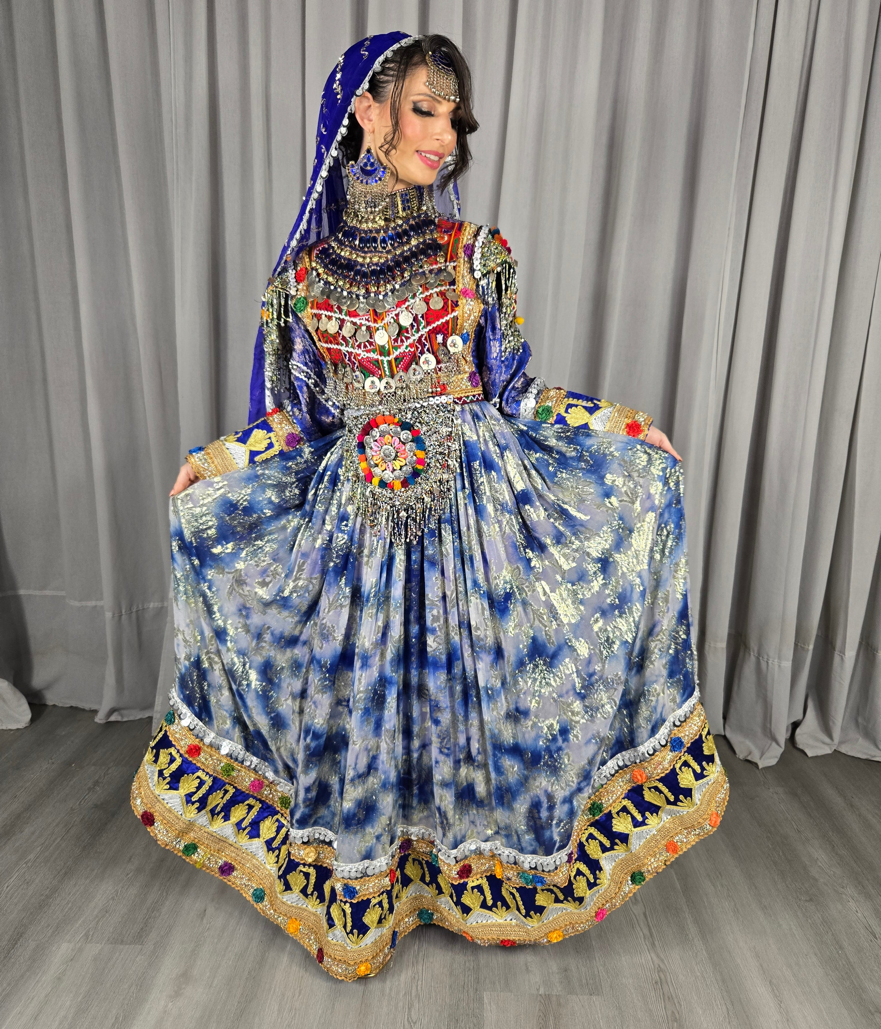 Blue Barosha Dress