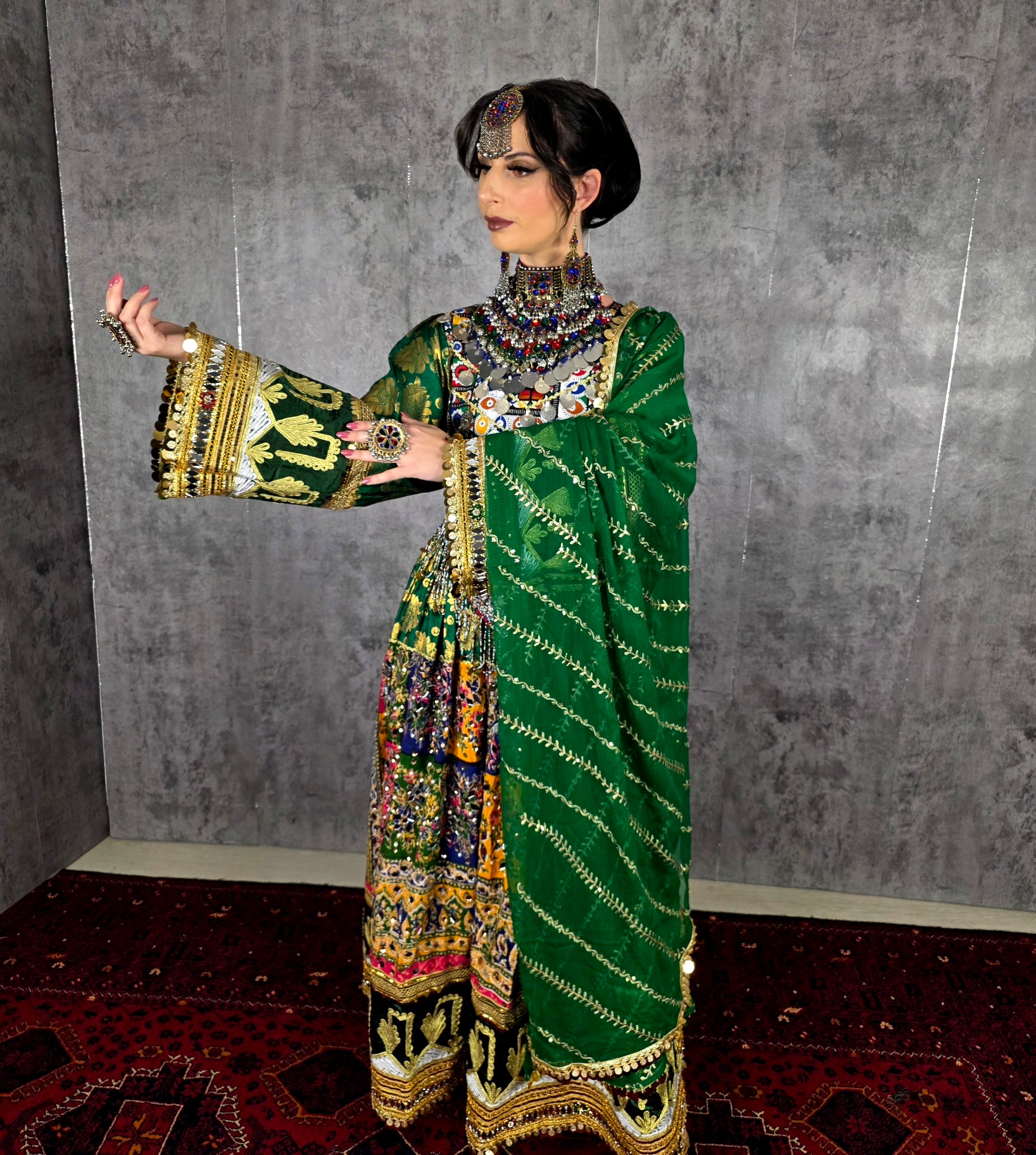 Multi Shisha Dozi Dress
