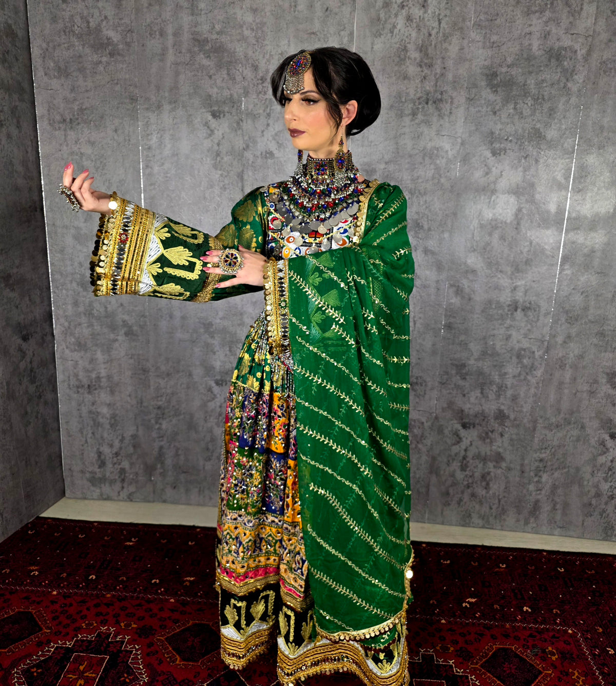 Multi Shisha Dozi Dress