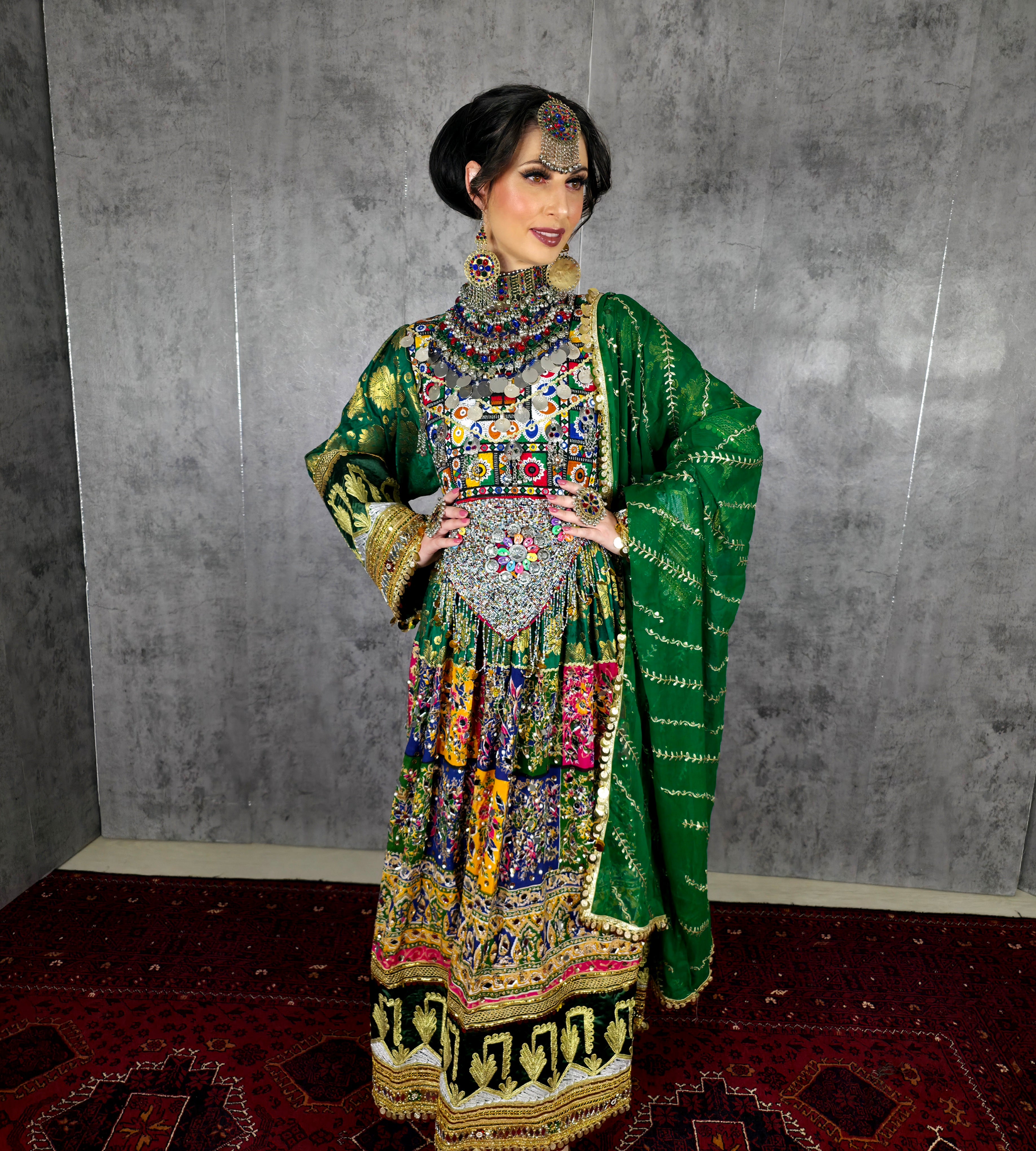 Multi Shisha Dozi Dress