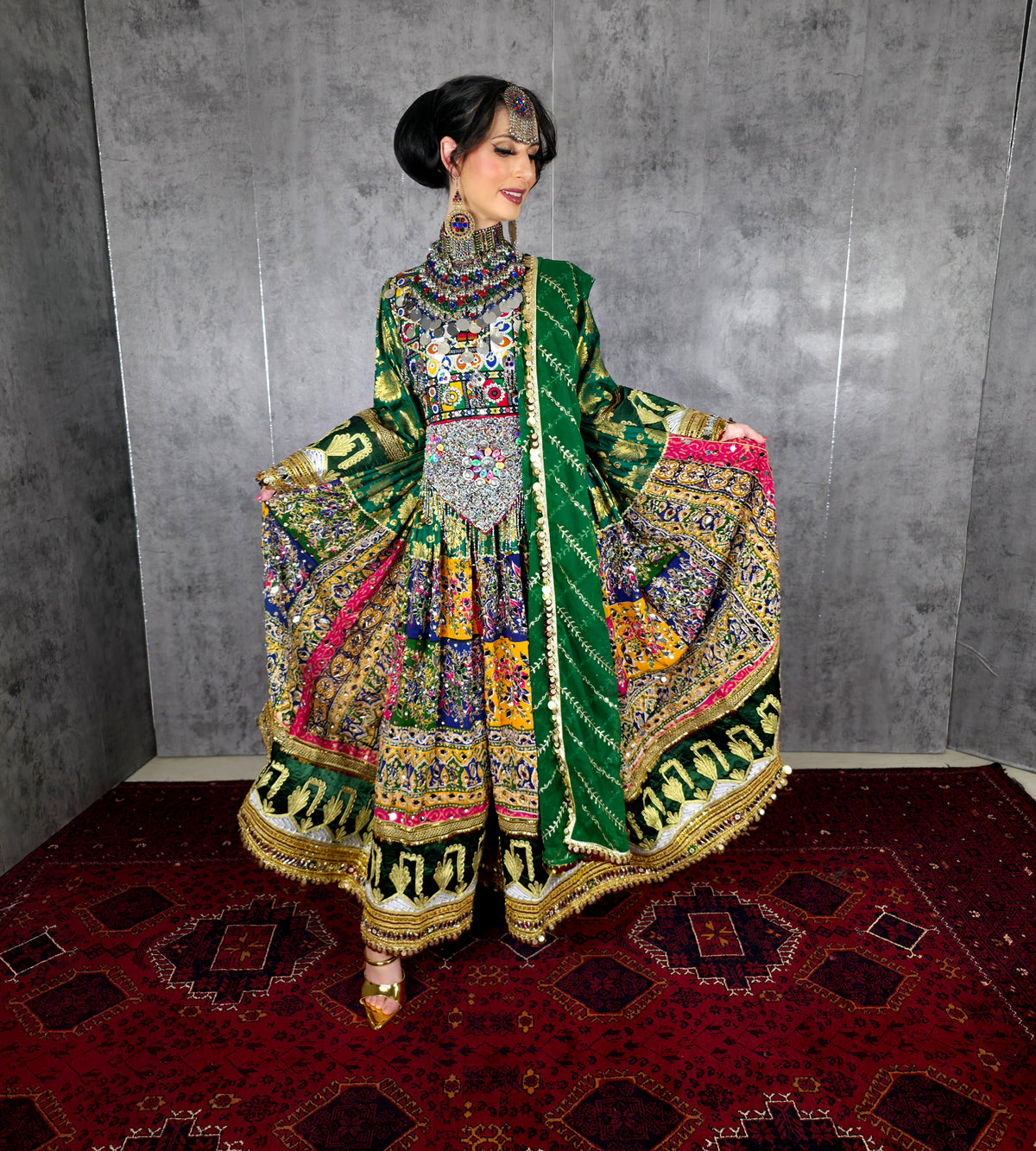 Multi Shisha Dozi Dress