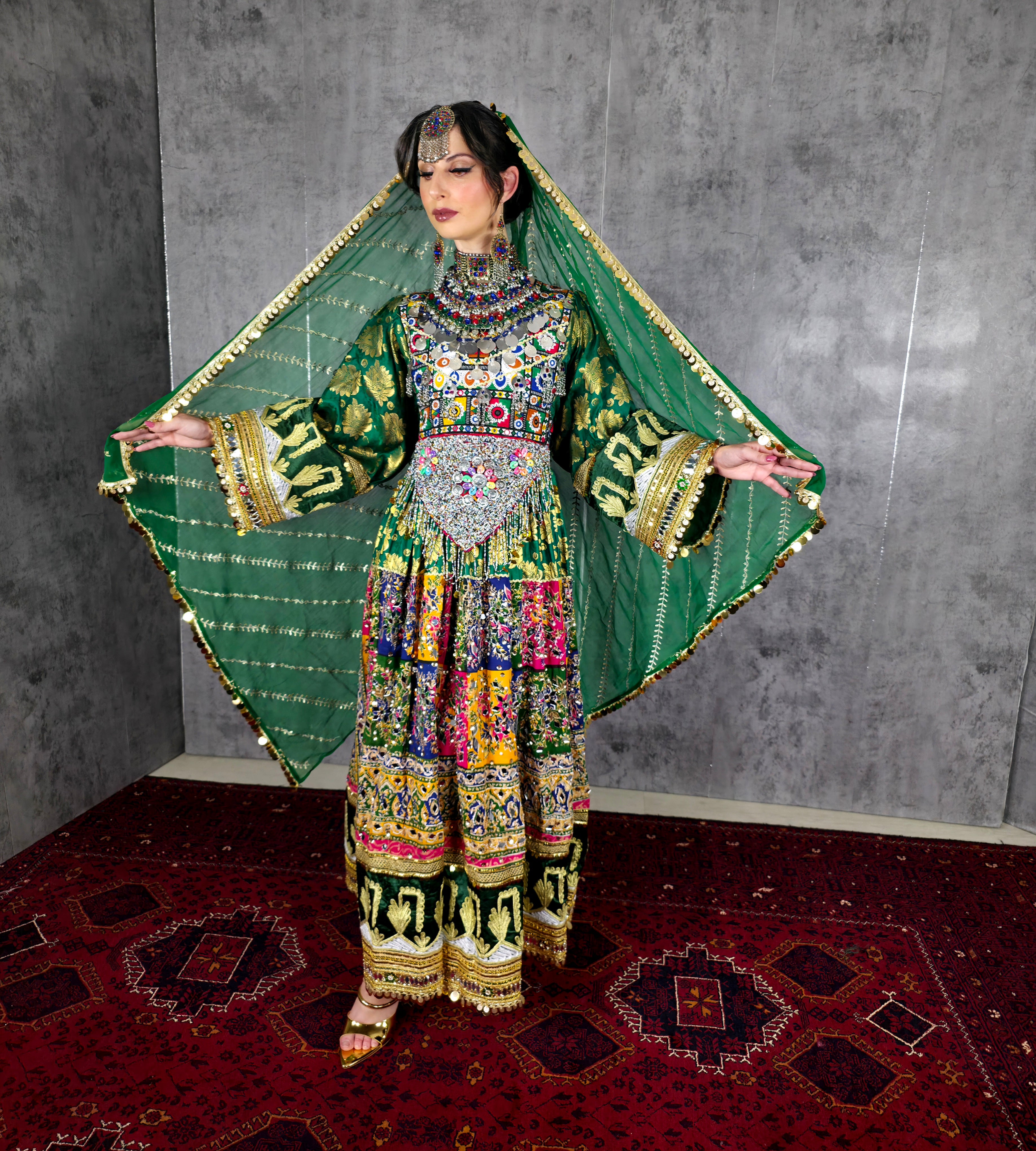 Multi Shisha Dozi Dress