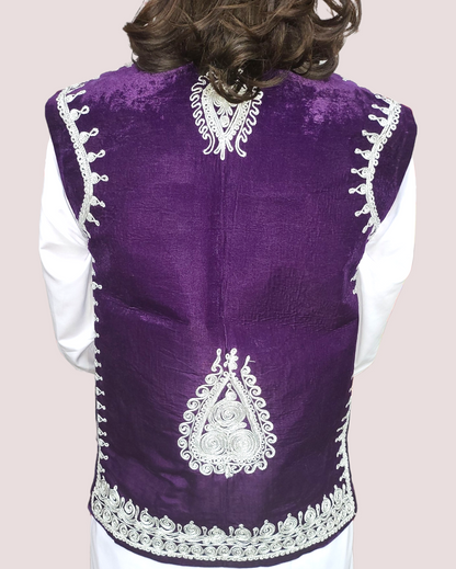 Purple Velvet Charma Dozi Vest