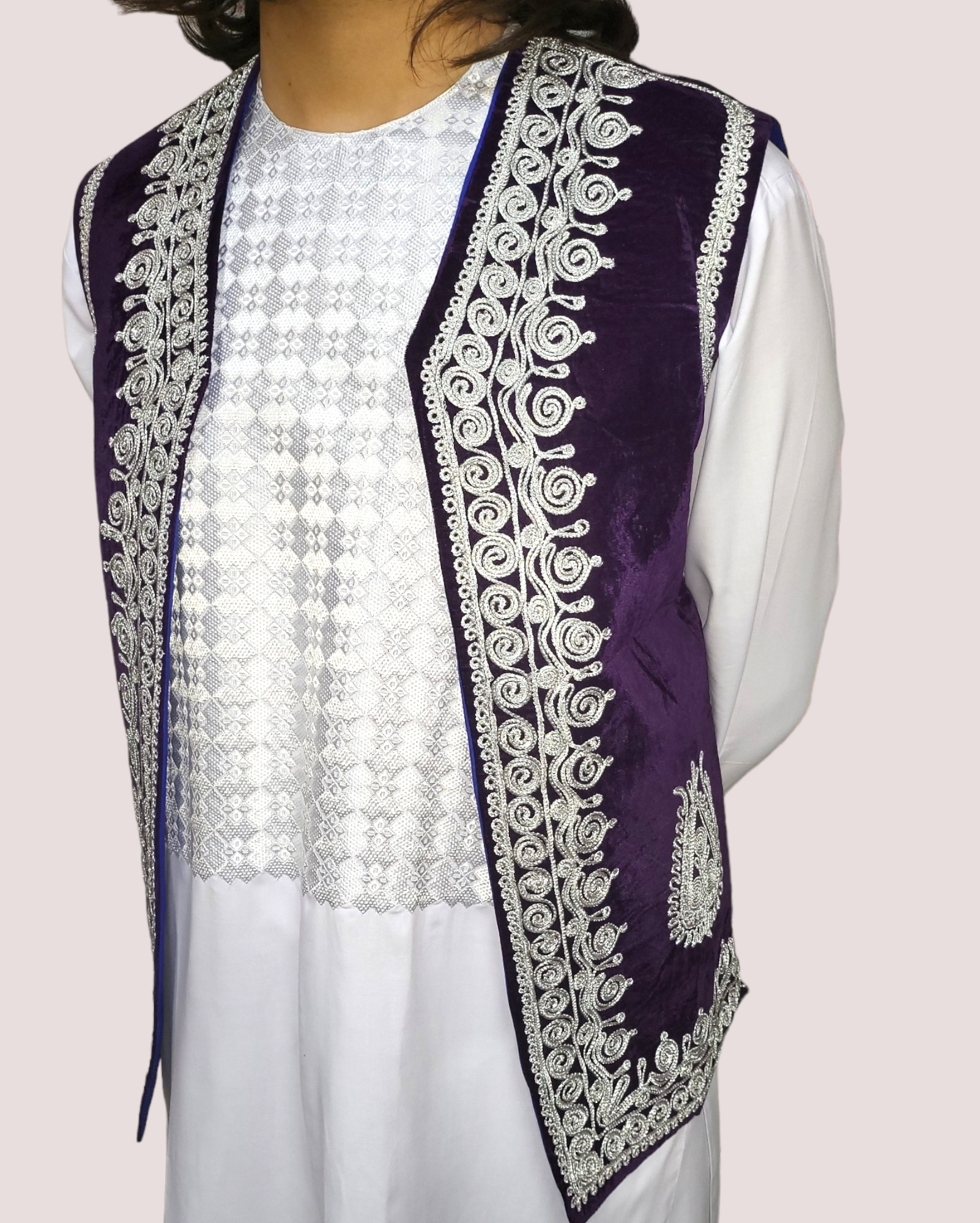 Purple Velvet Charma Dozi Vest