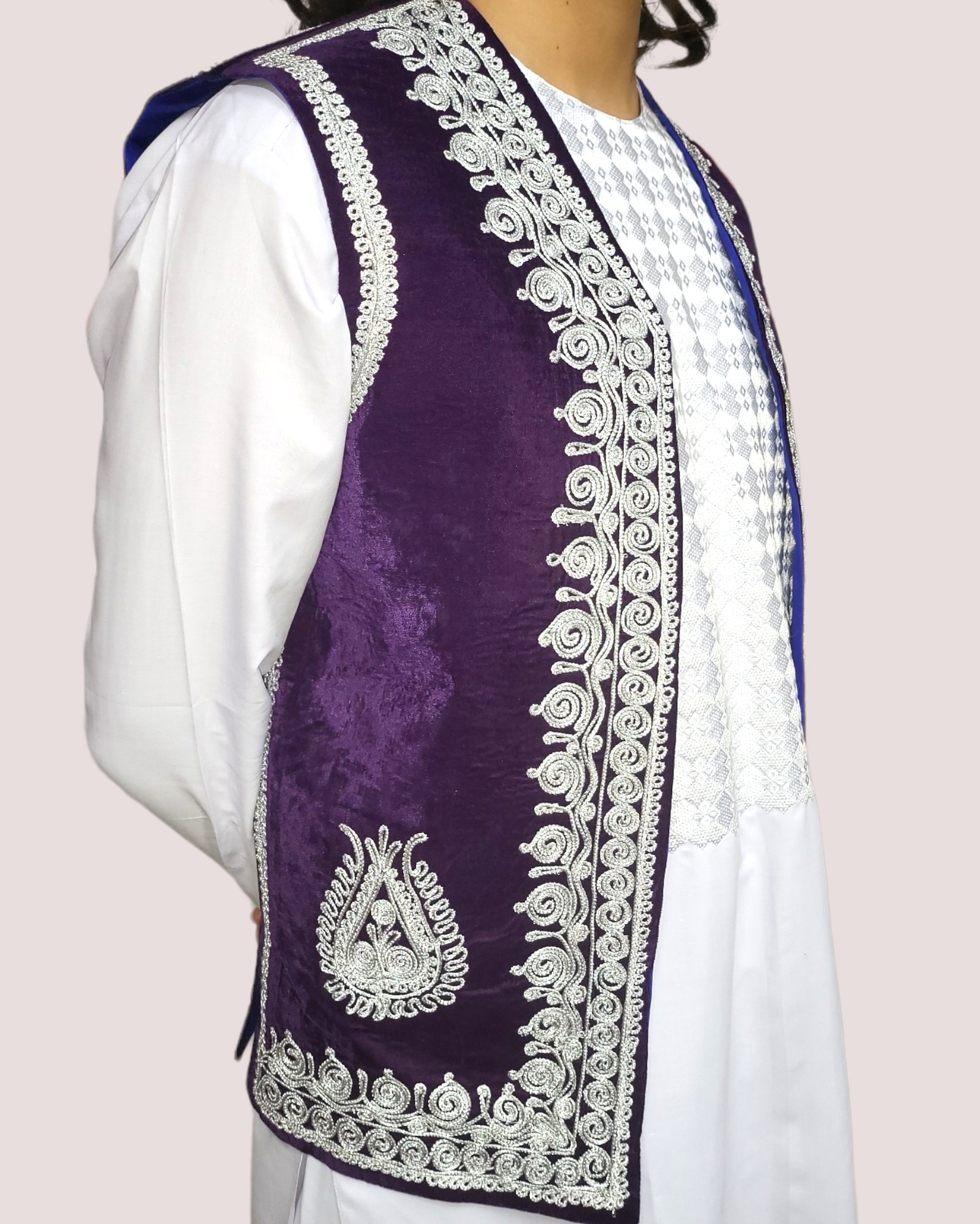 Purple Velvet Charma Dozi Vest