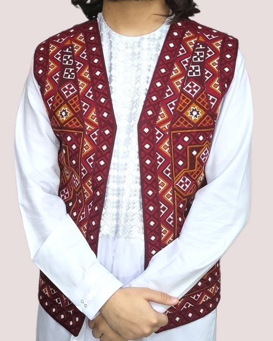 Maroon Colours Vest