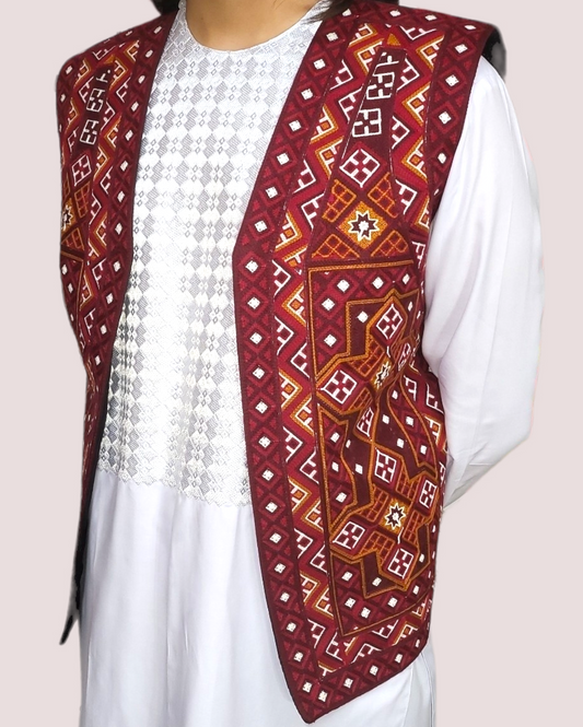 Maroon Colours Vest