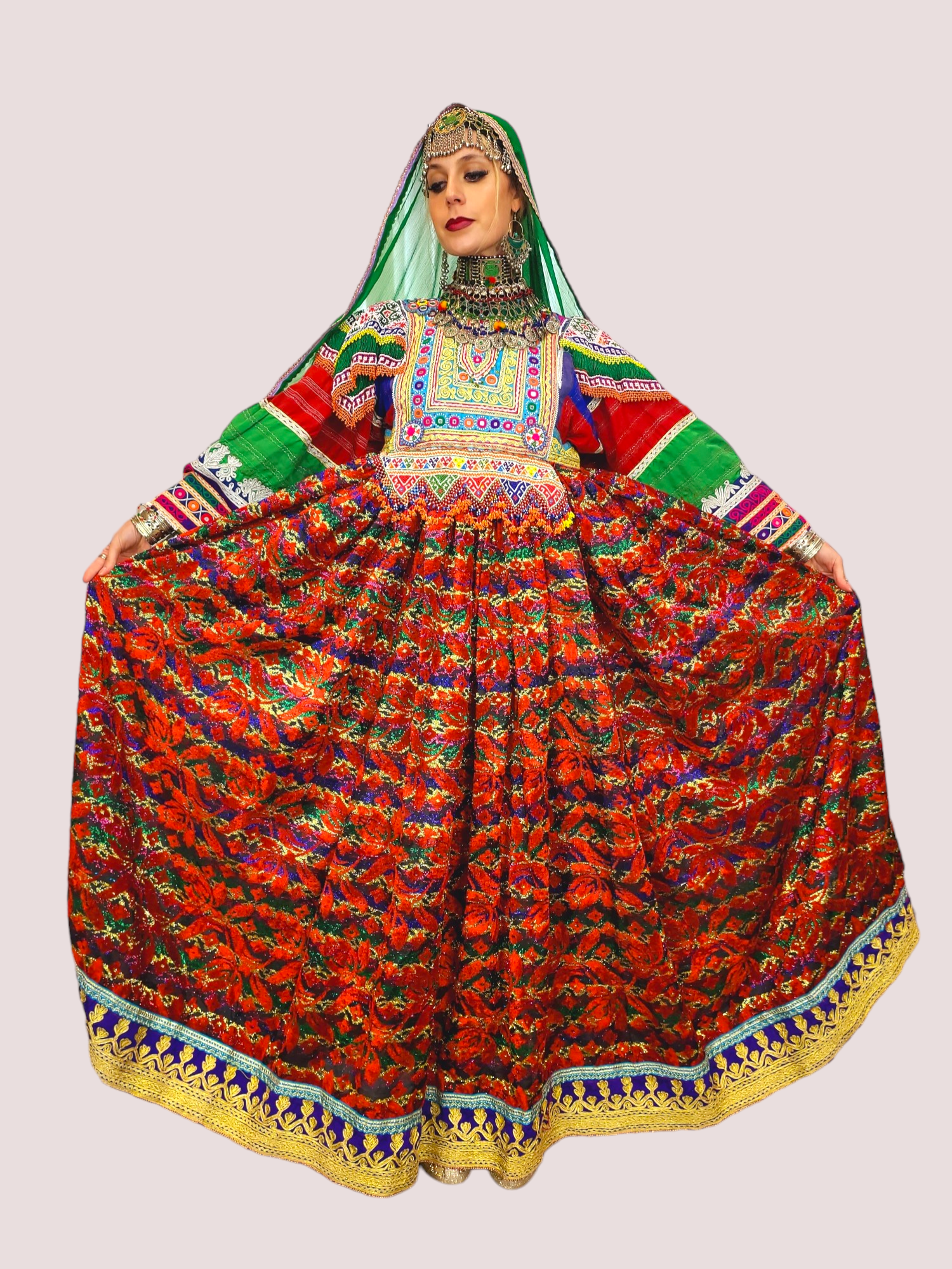 Gaach Bakhmal Kuchi Dress