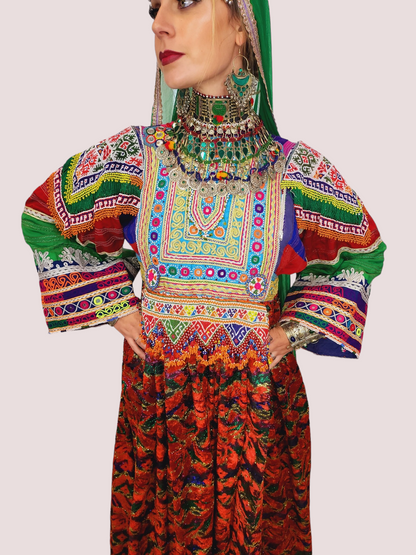 Gaach Bakhmal Kuchi Dress