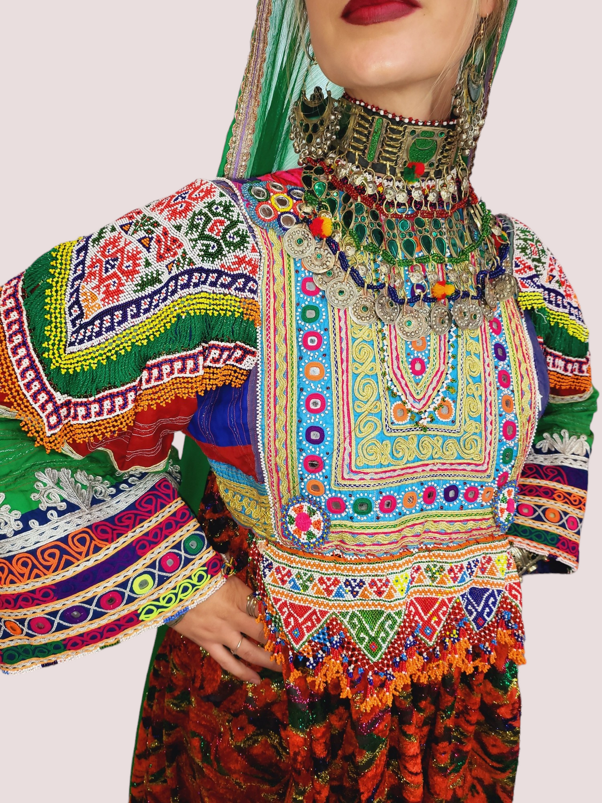 Gaach Bakhmal Kuchi Dress
