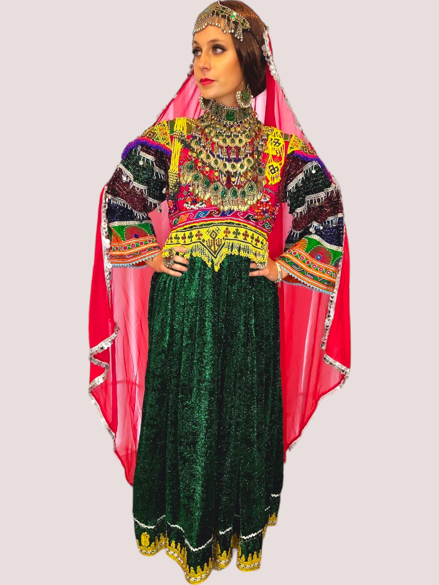 Zari Bakhmal Kuchi Dress