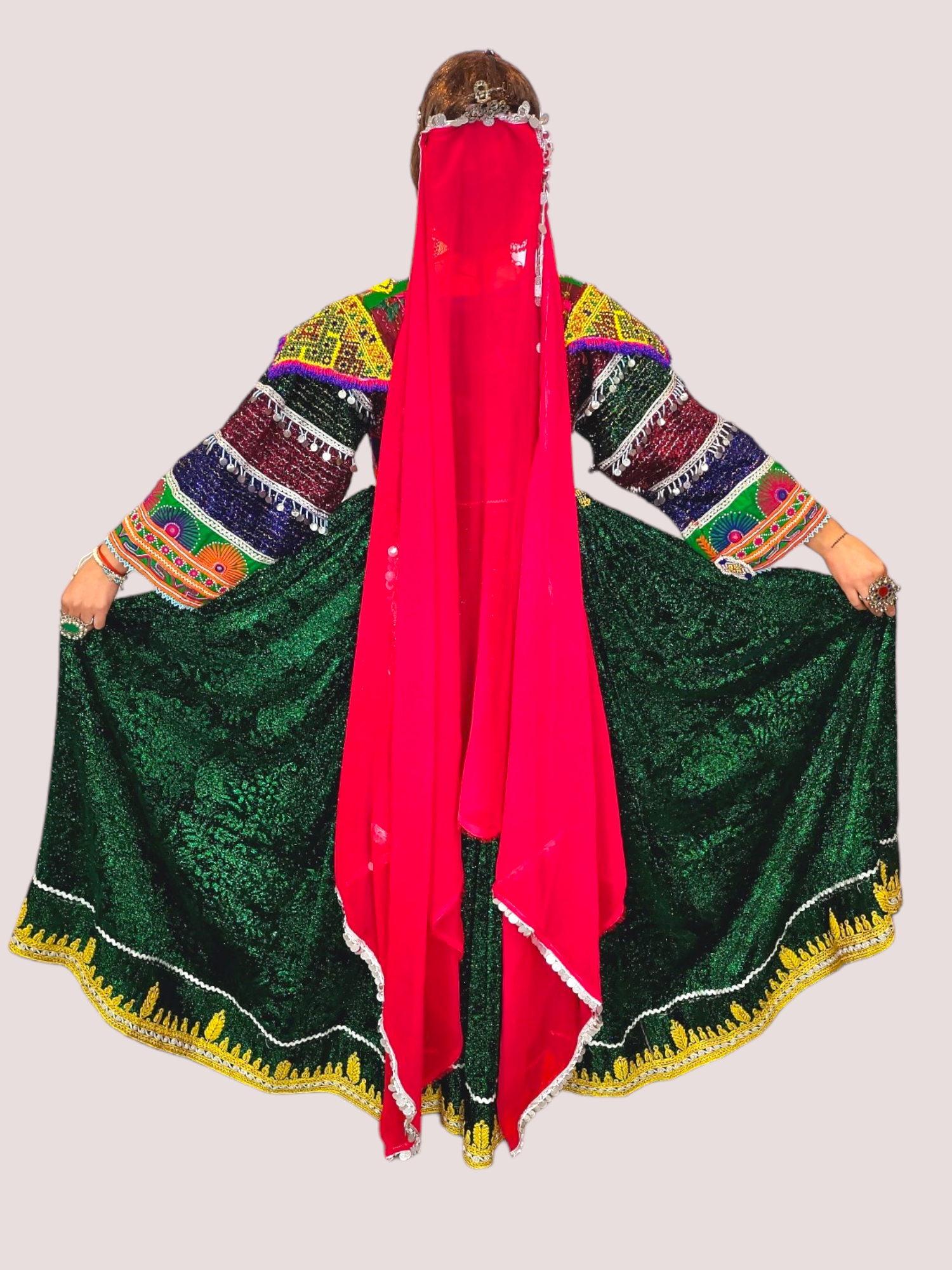 Zari Bakhmal Kuchi Dress