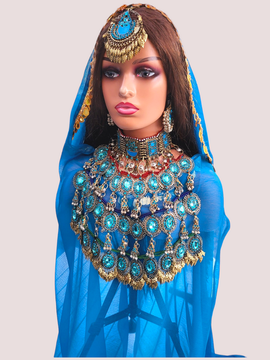 Light Blue Handmade Jewellery Set