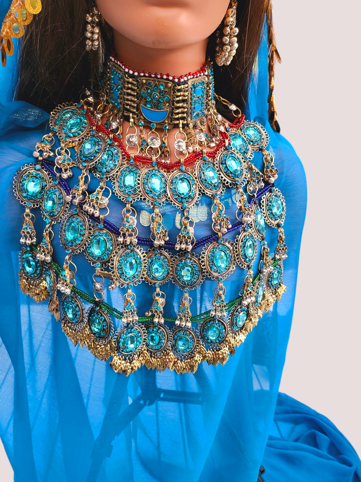 Light Blue Handmade Jewellery Set