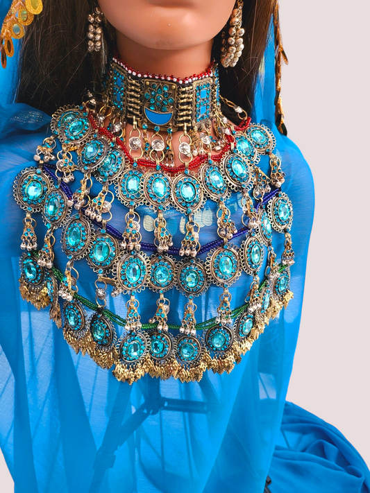 Light Blue Handmade Jewellery Set