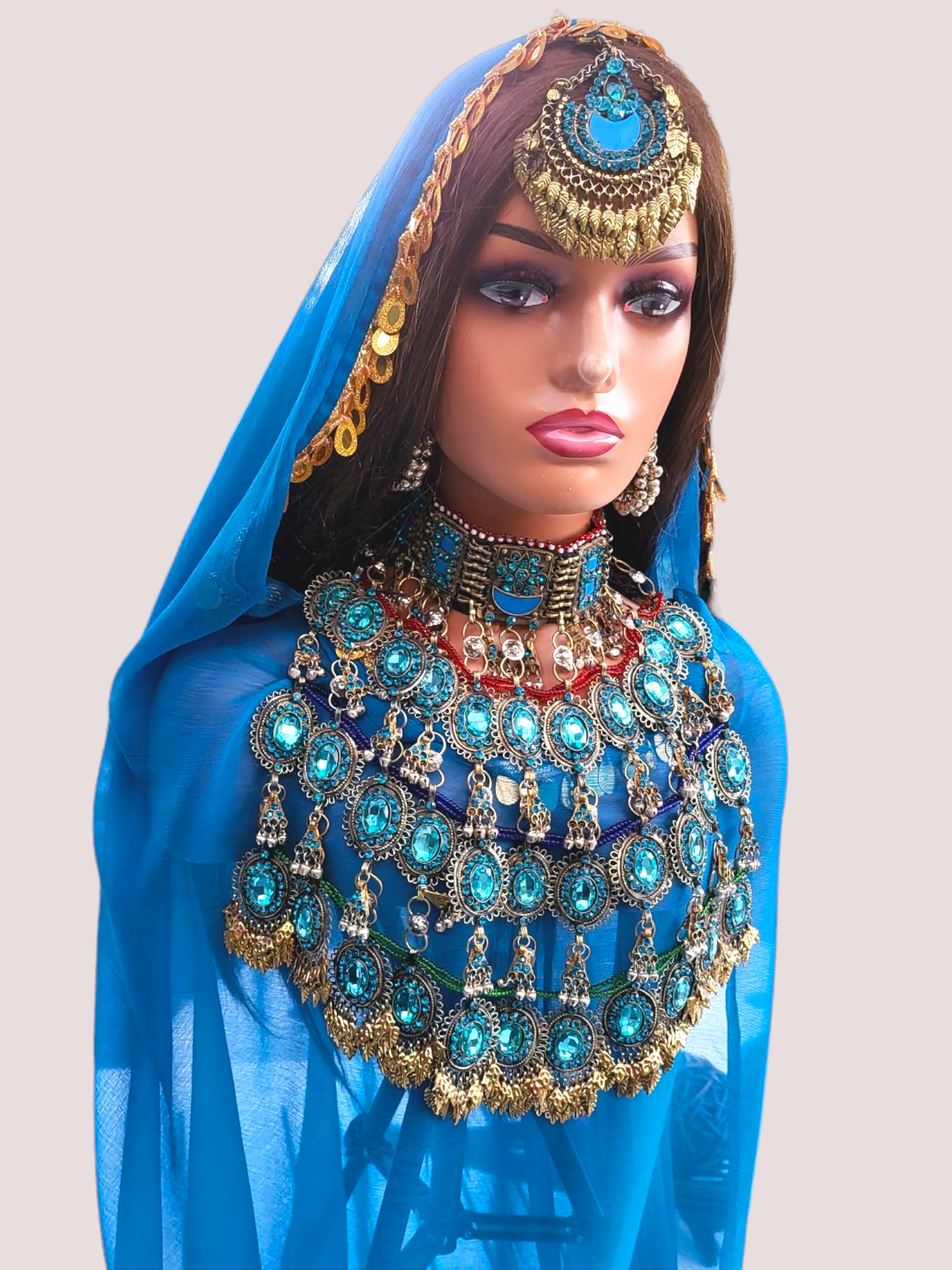 Light Blue Handmade Jewellery Set