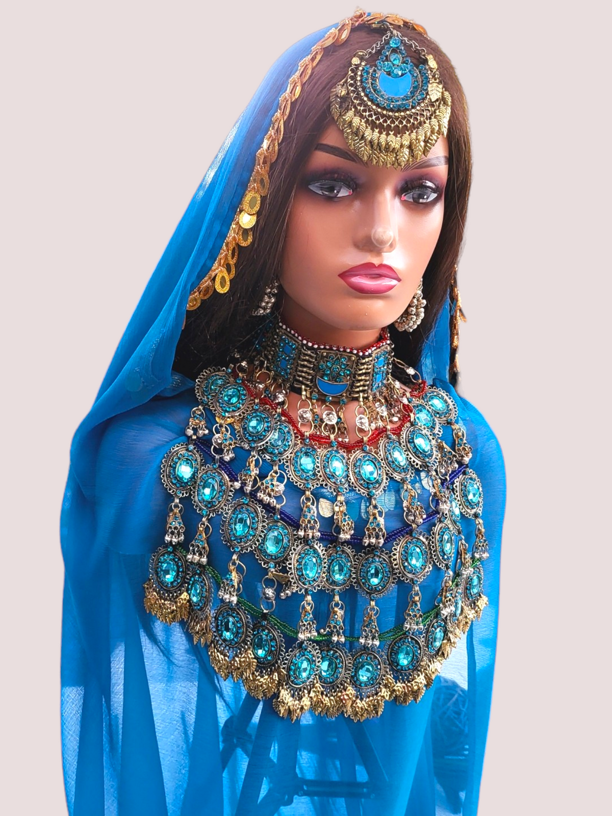 Light Blue Handmade Jewellery Set