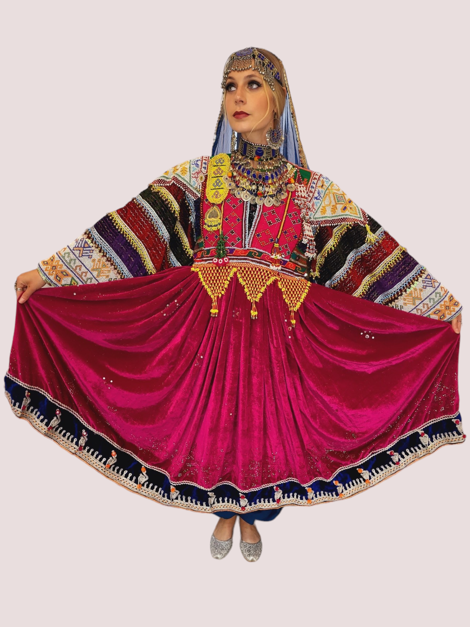 Tarbozi Bakhmal Kuchi Dress