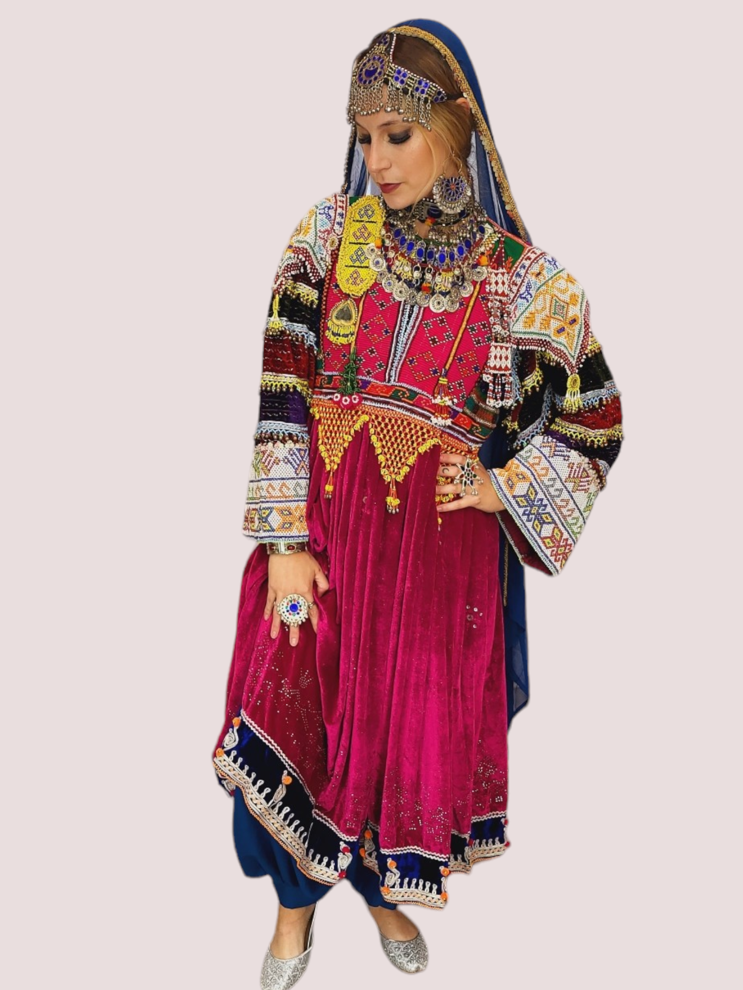Tarbozi Bakhmal Kuchi Dress