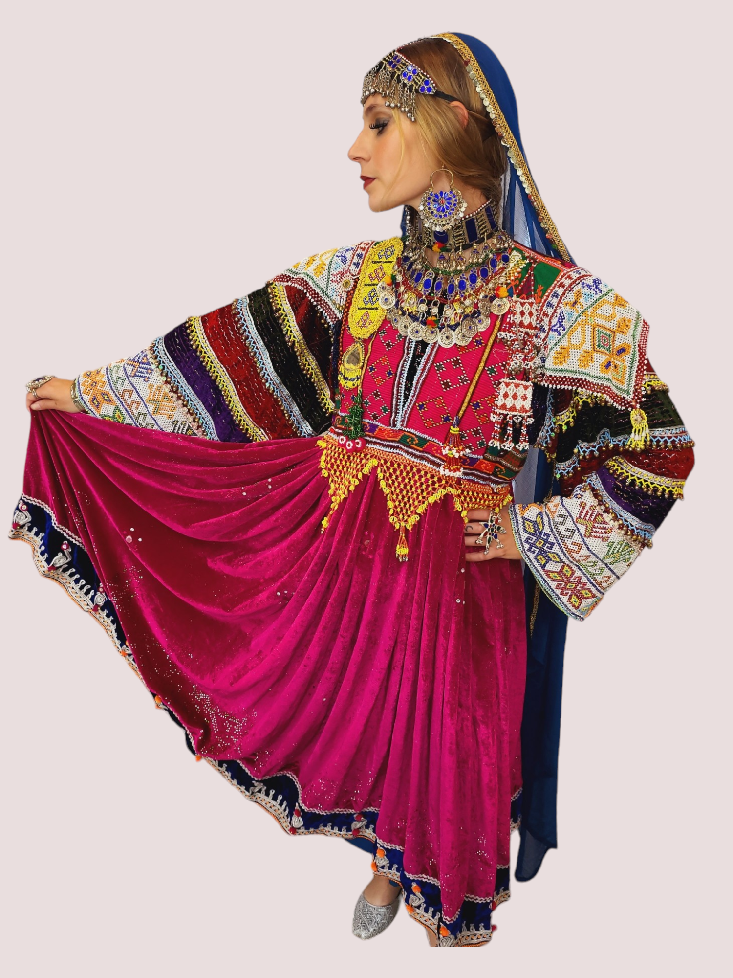 Tarbozi Bakhmal Kuchi Dress
