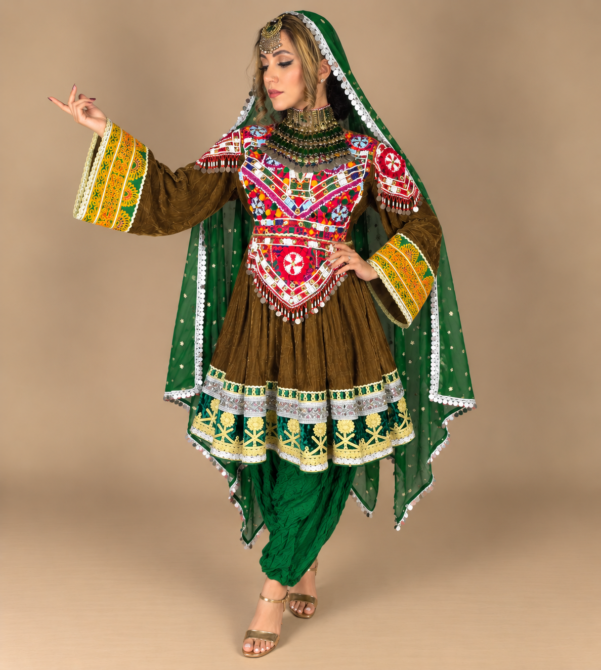 Brown Light Bakhmal