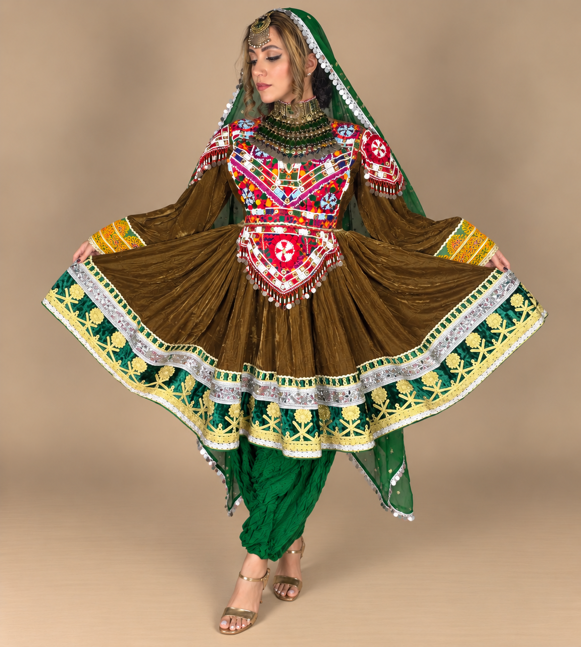 Brown Light Bakhmal
