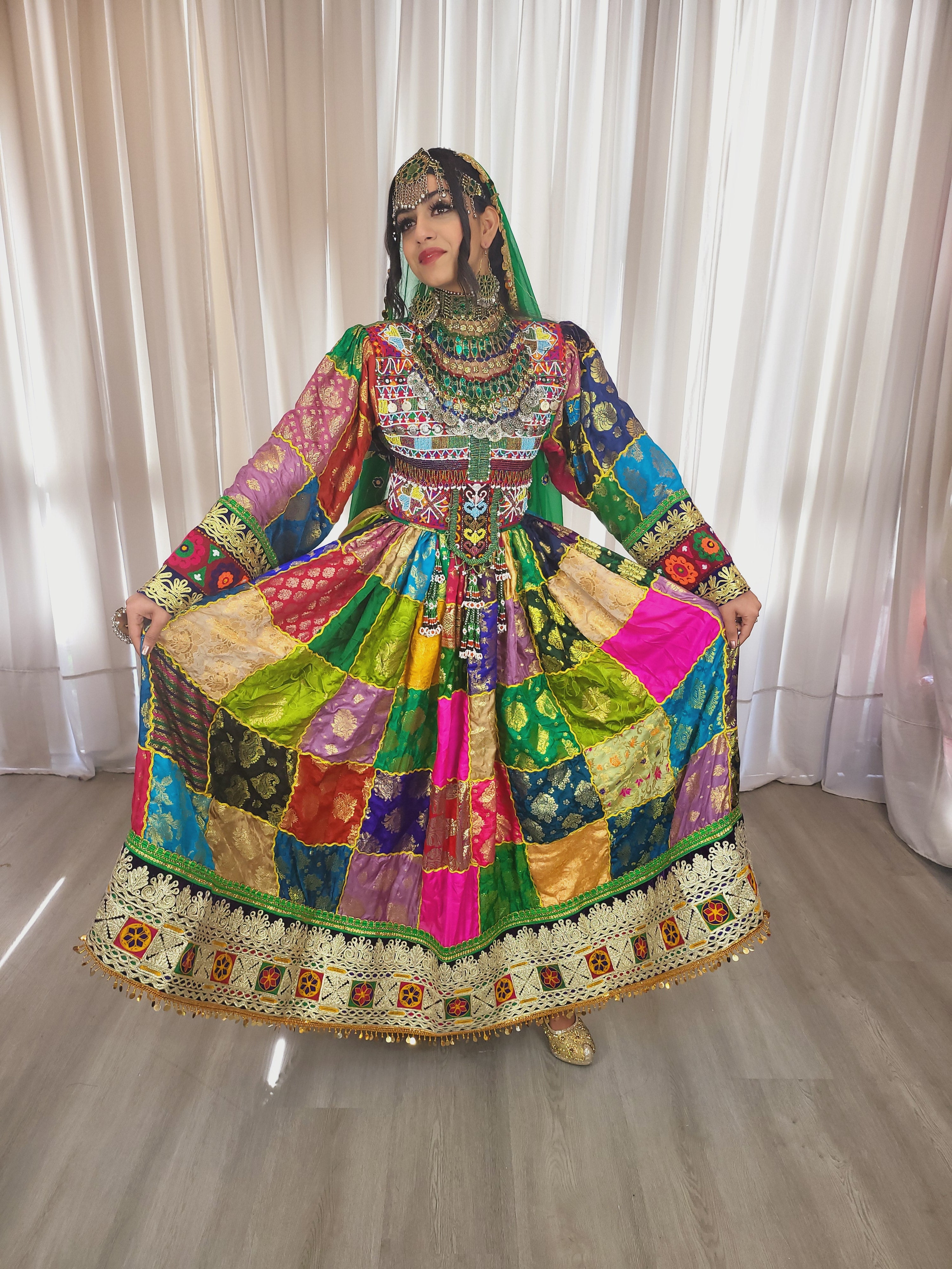 Multi Banaras Dress