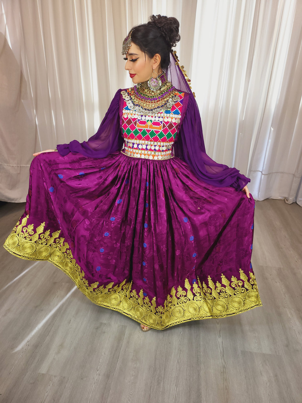 Purple Gule Bakhmal