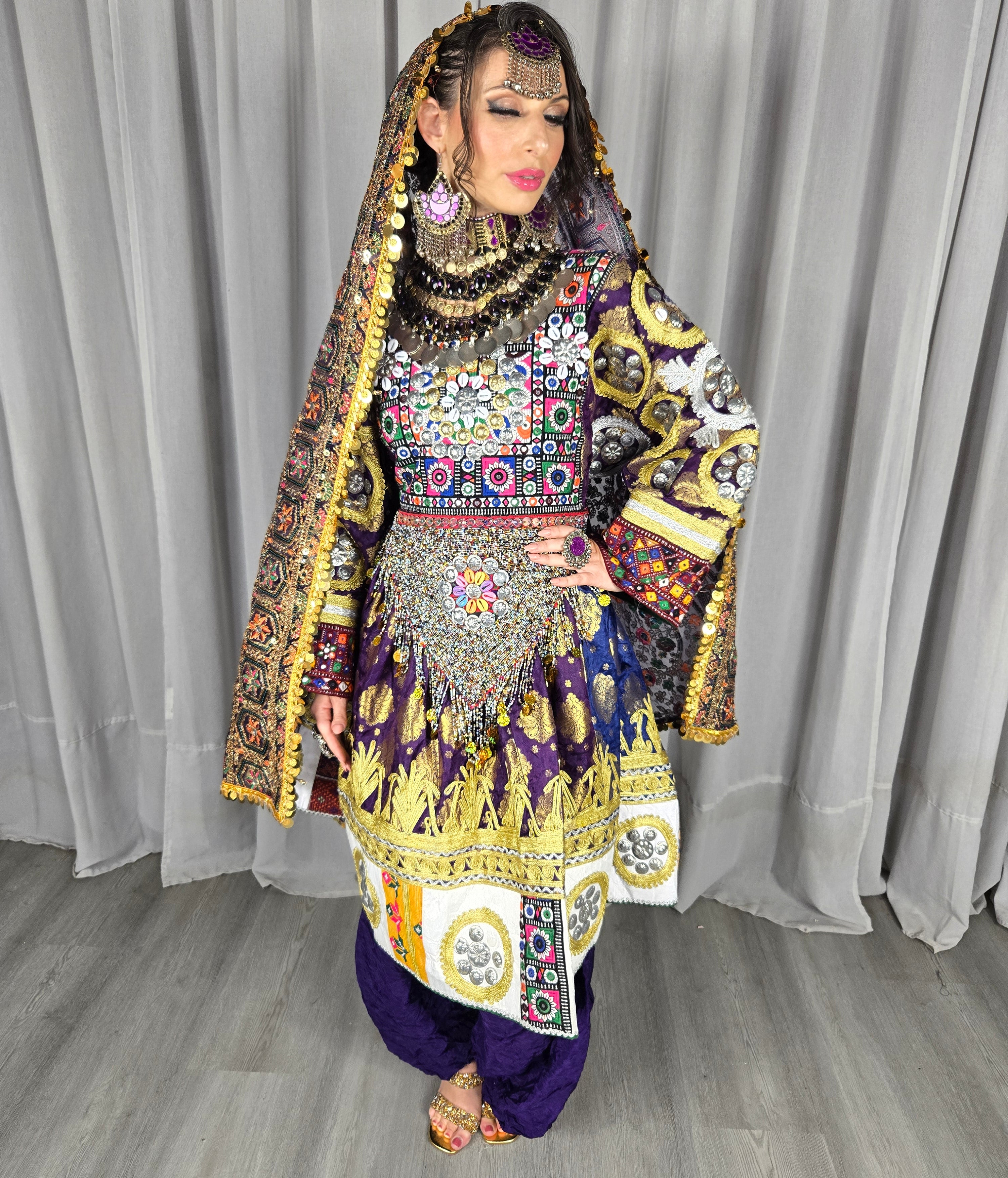 Plated Banaras Dress #7