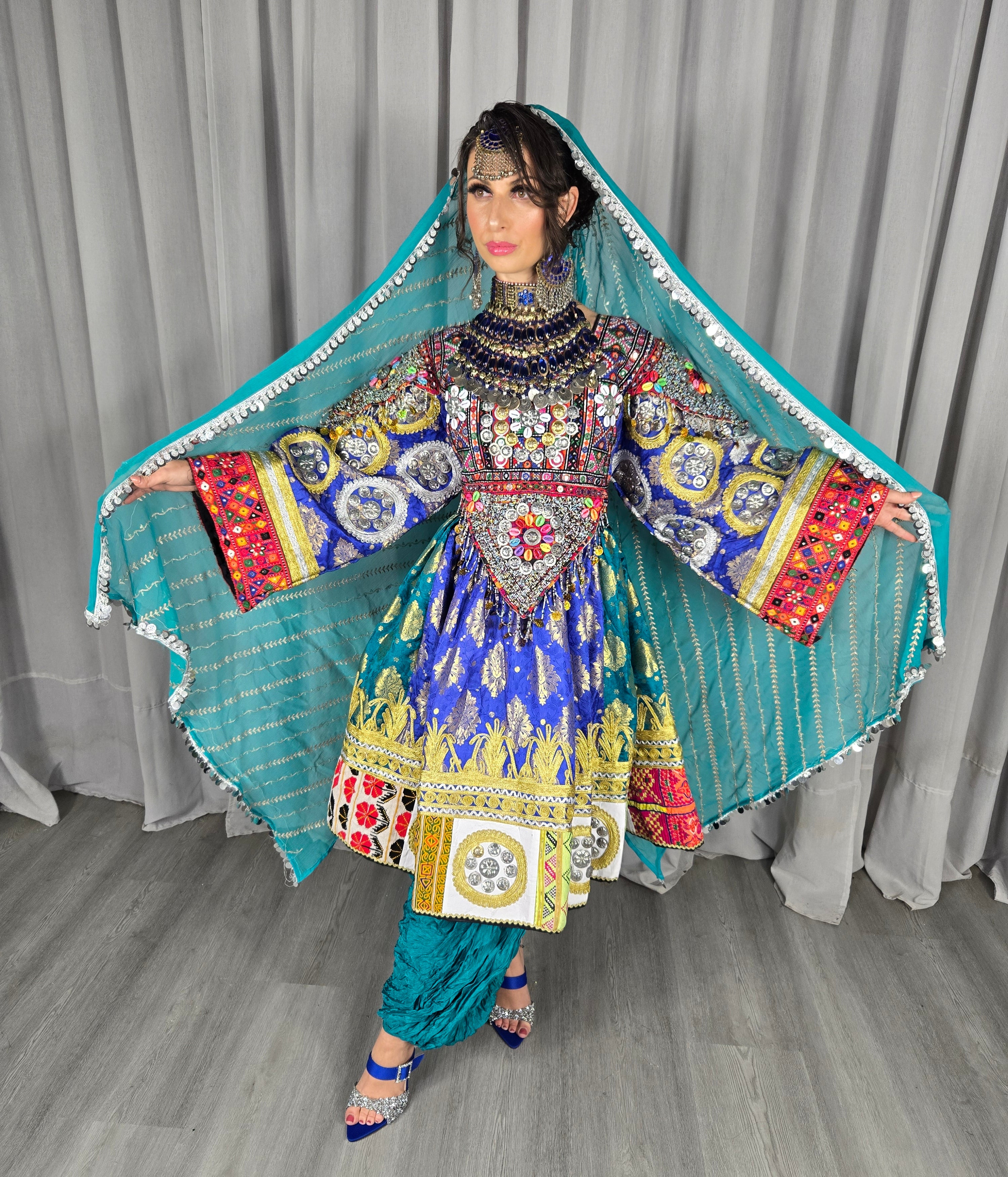 Plated Banaras Dress #5