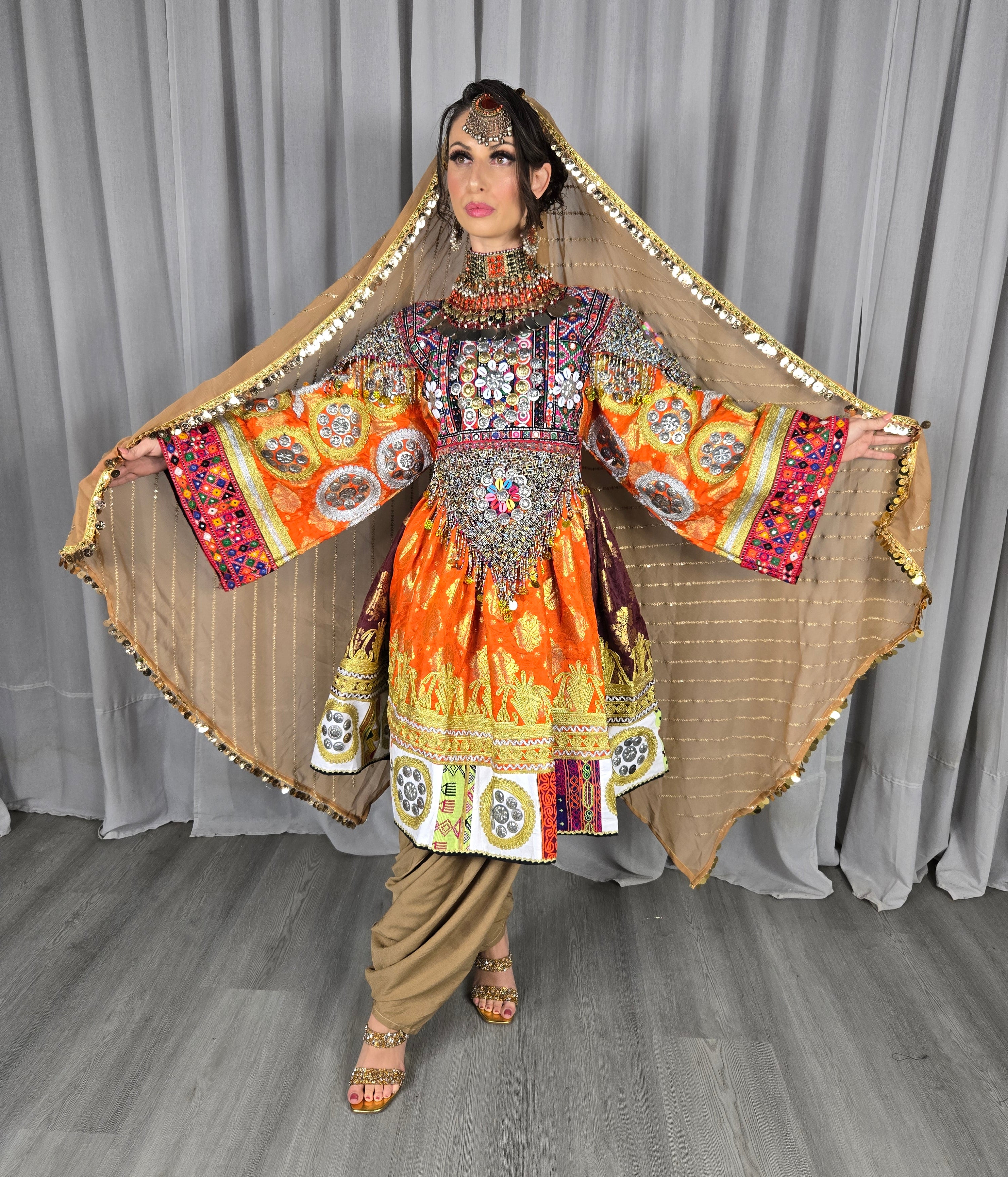 Plated Banaras Dress #3