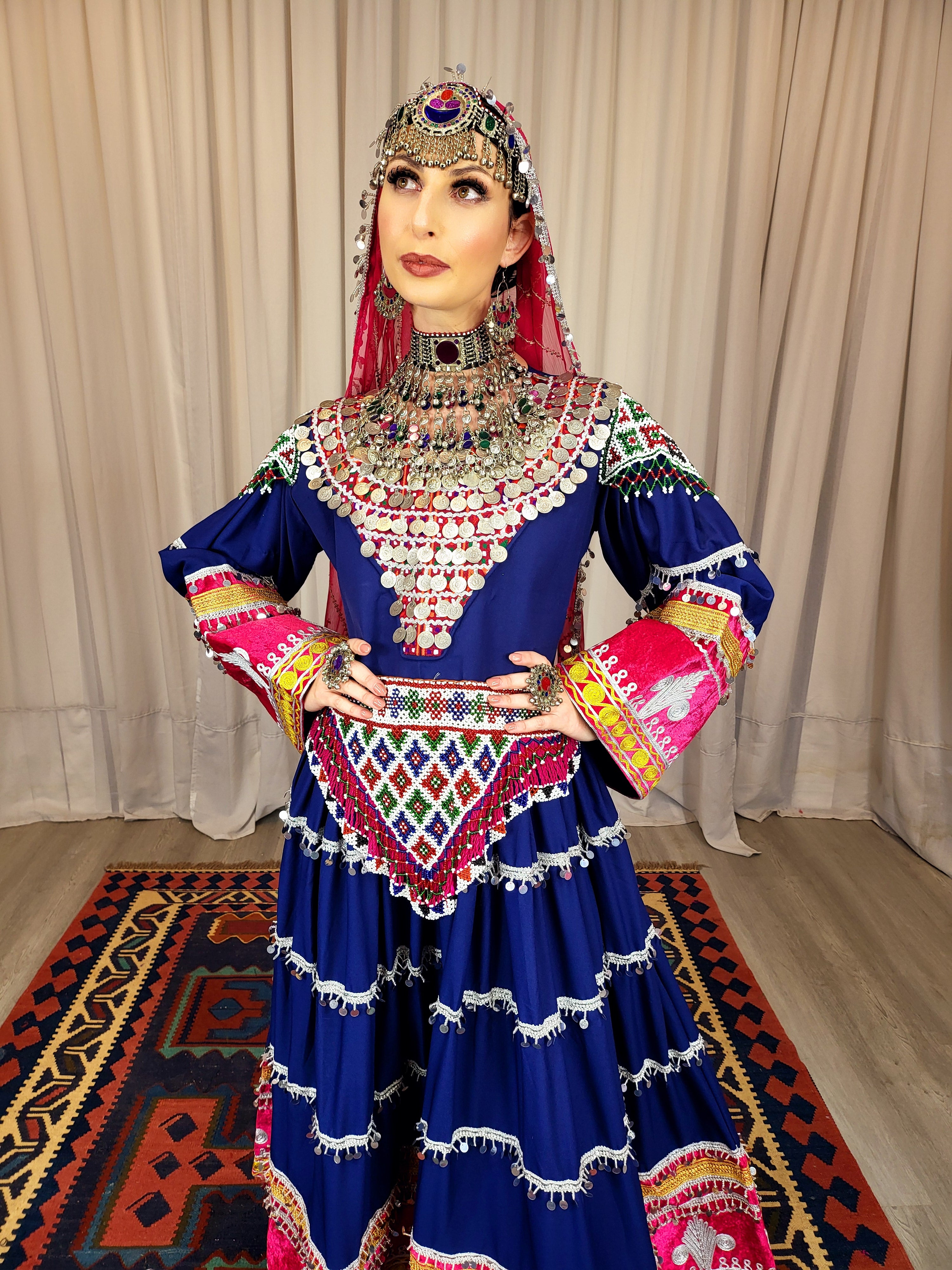 Navy Blue Coin Dress