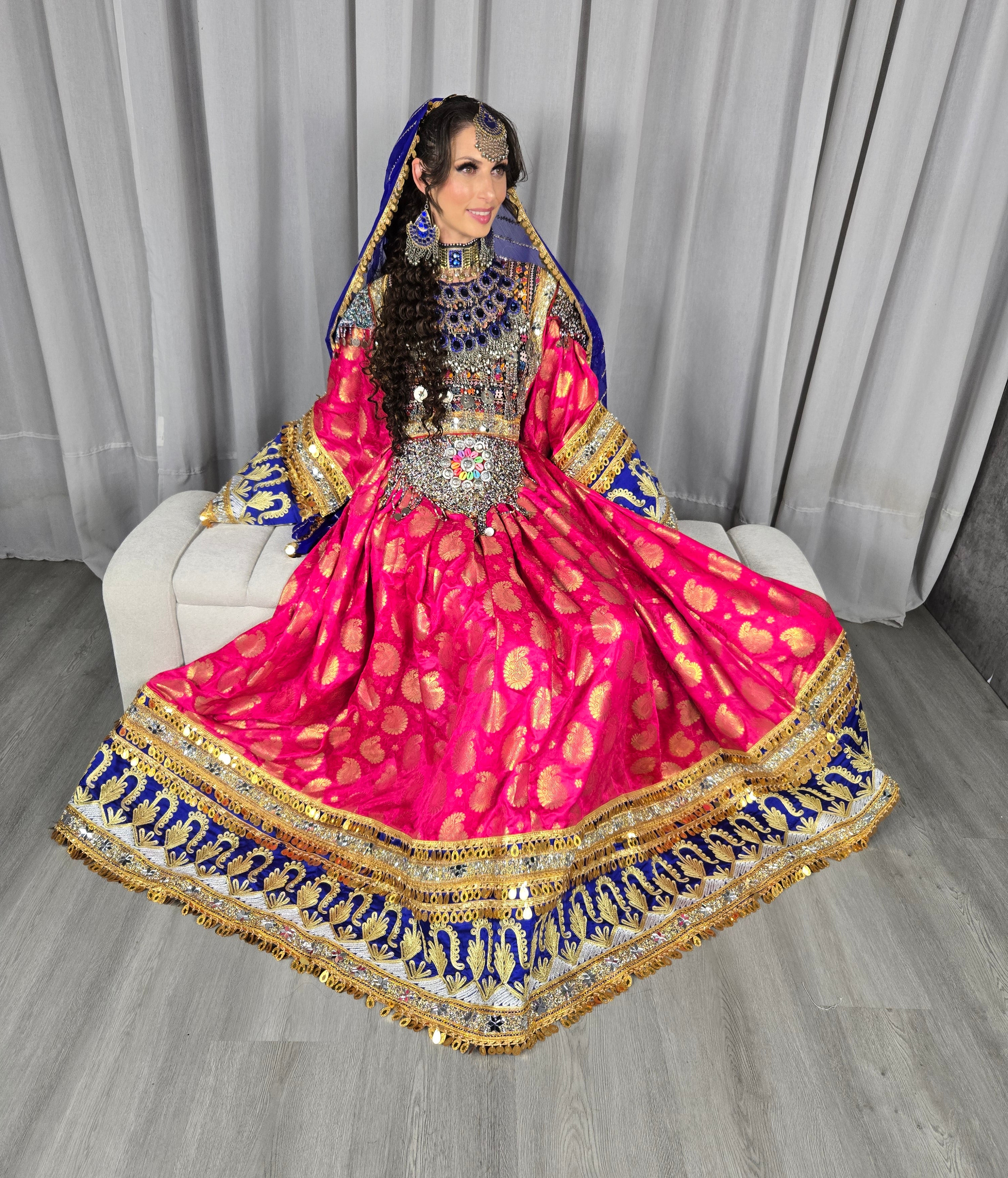 Pink Banaras Dress