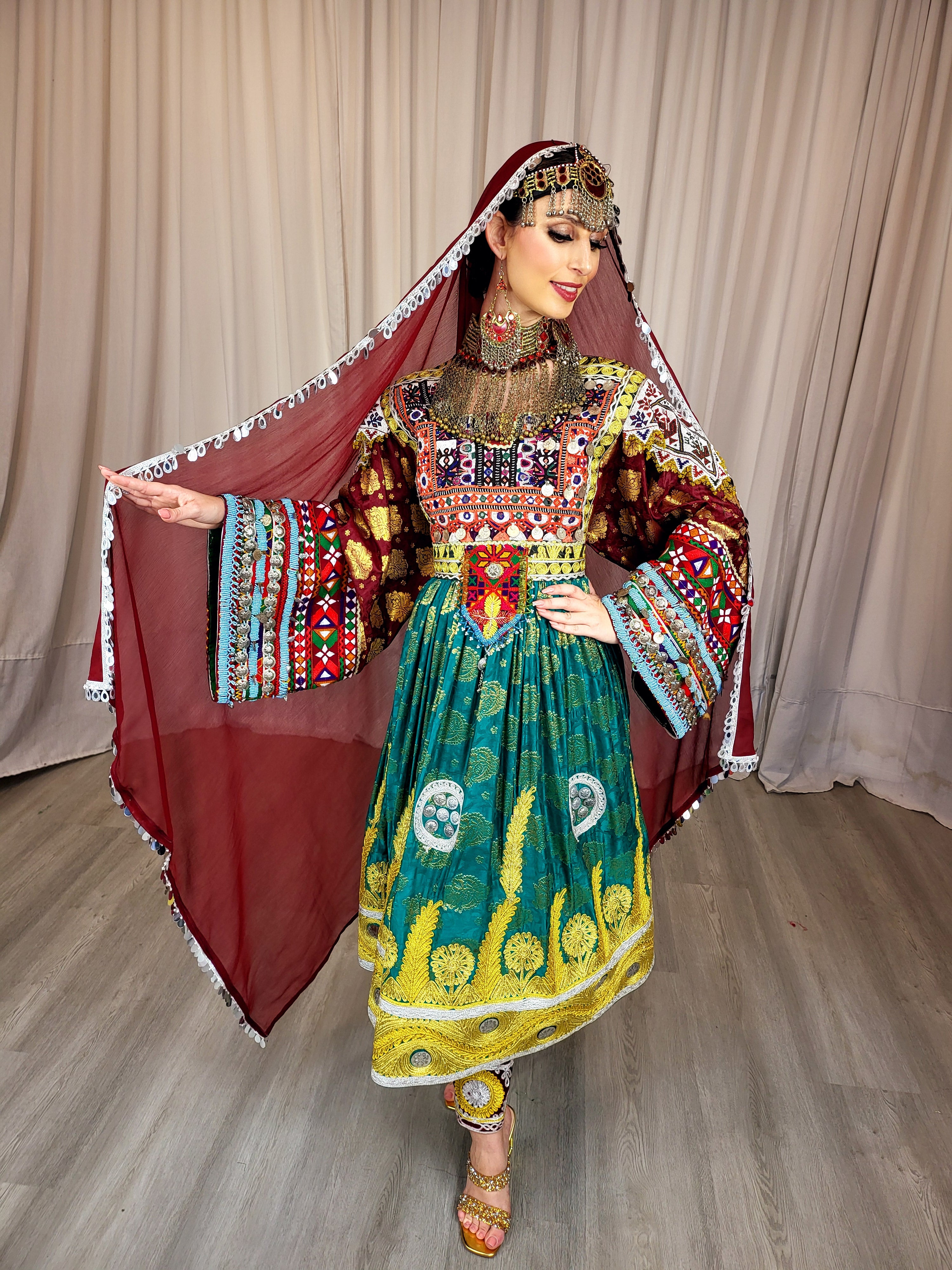 Zangali Maroon Dress